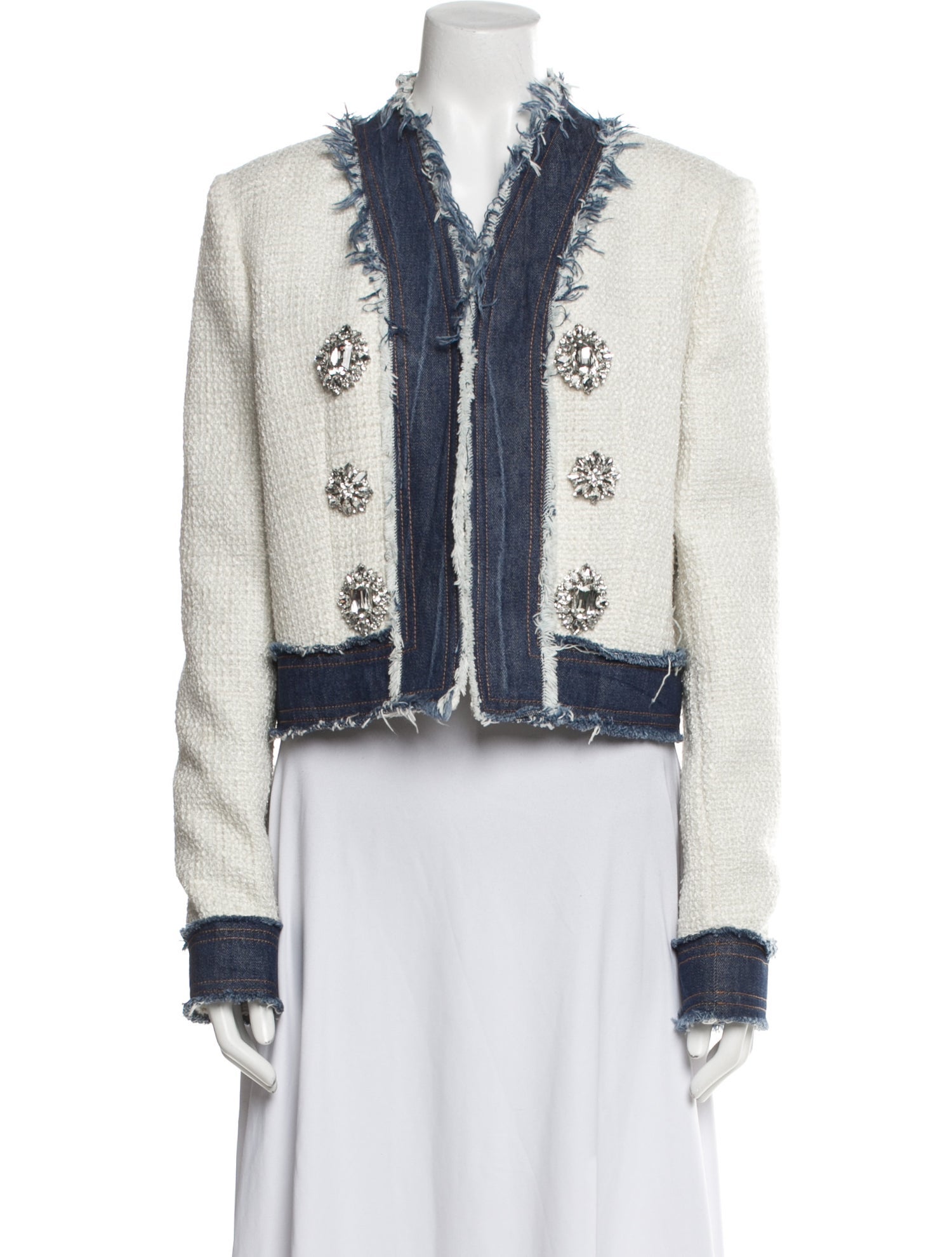 Philipp Plein Tweed Pattern Jacket w/ Tags