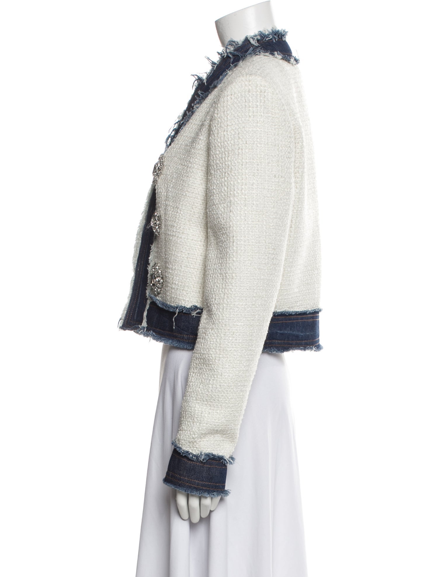 Philipp Plein Tweed Pattern Jacket w/ Tags