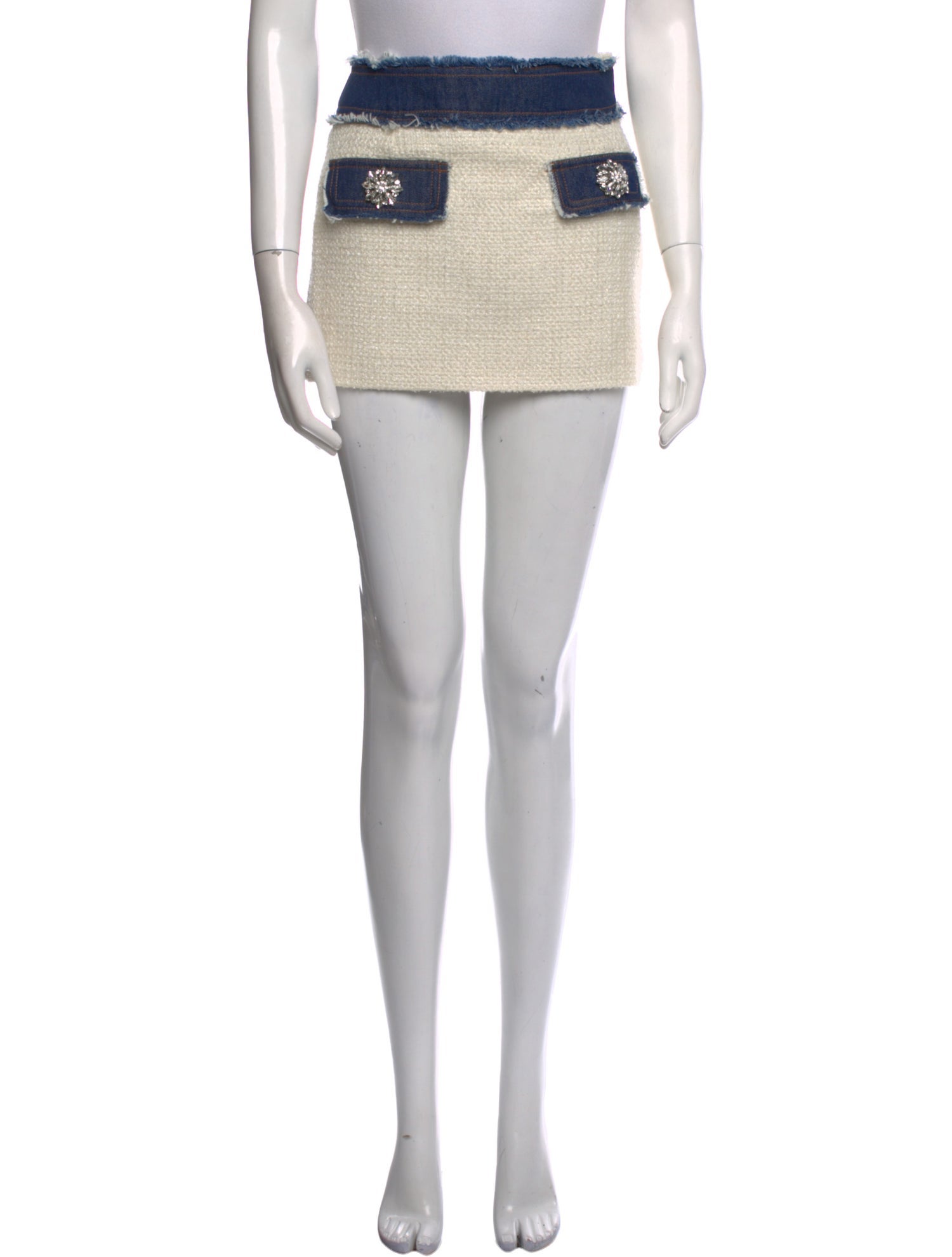 Philipp Plein Printed Mini Skirt w/ Tags