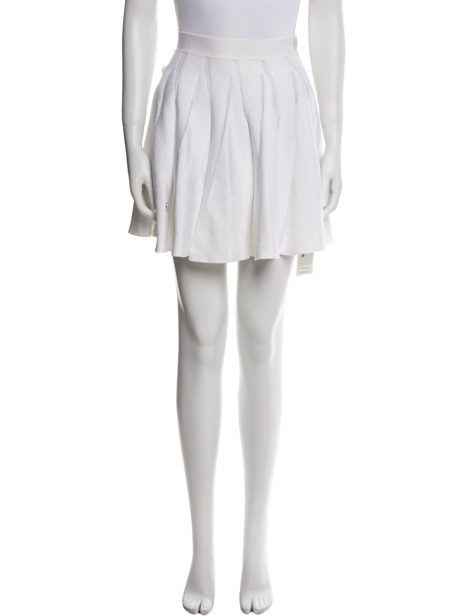 Philipp Plein Crystal Embellishments Mini Skirt