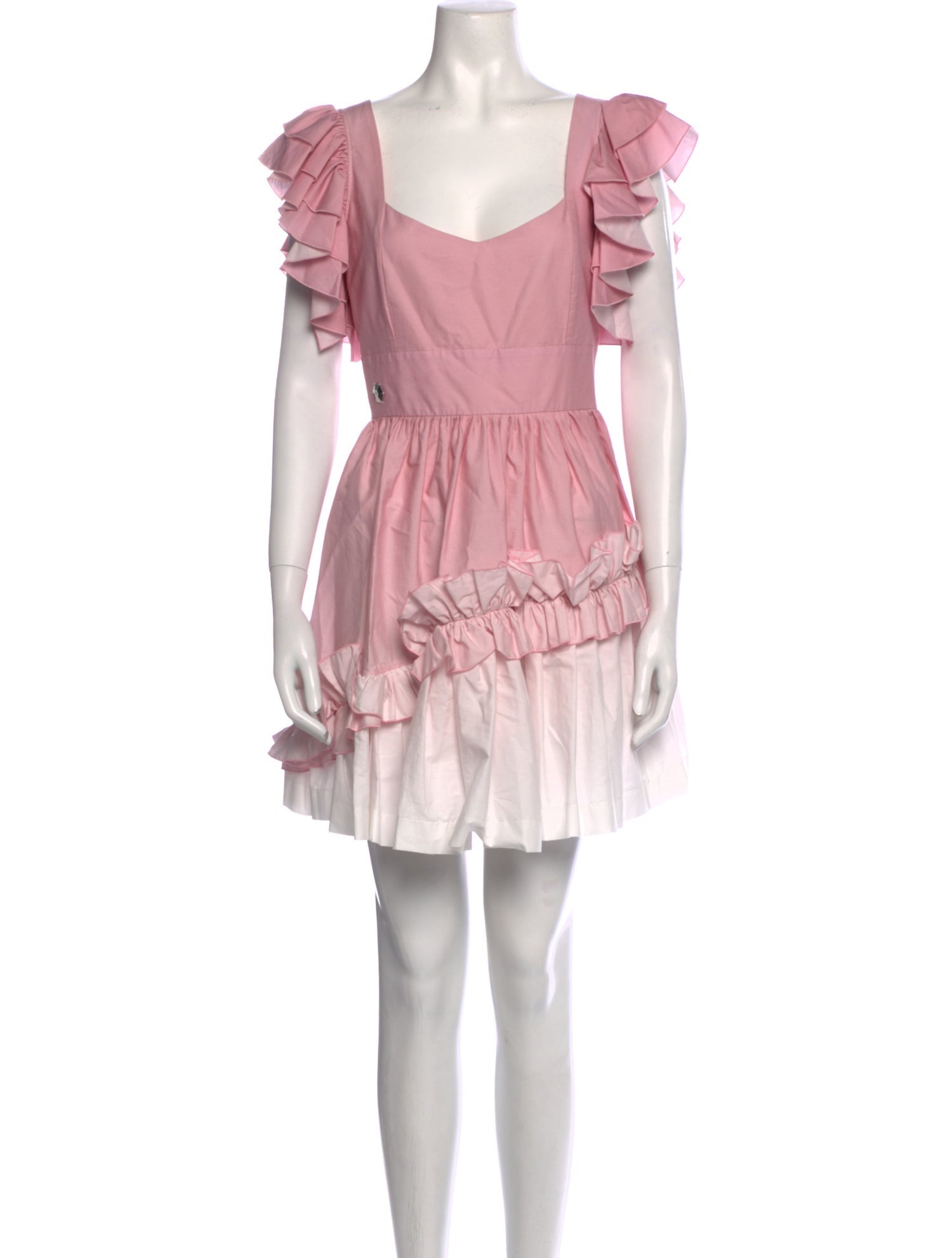 Philipp Plein Colorblock Pattern Mini Dress w/ Tags