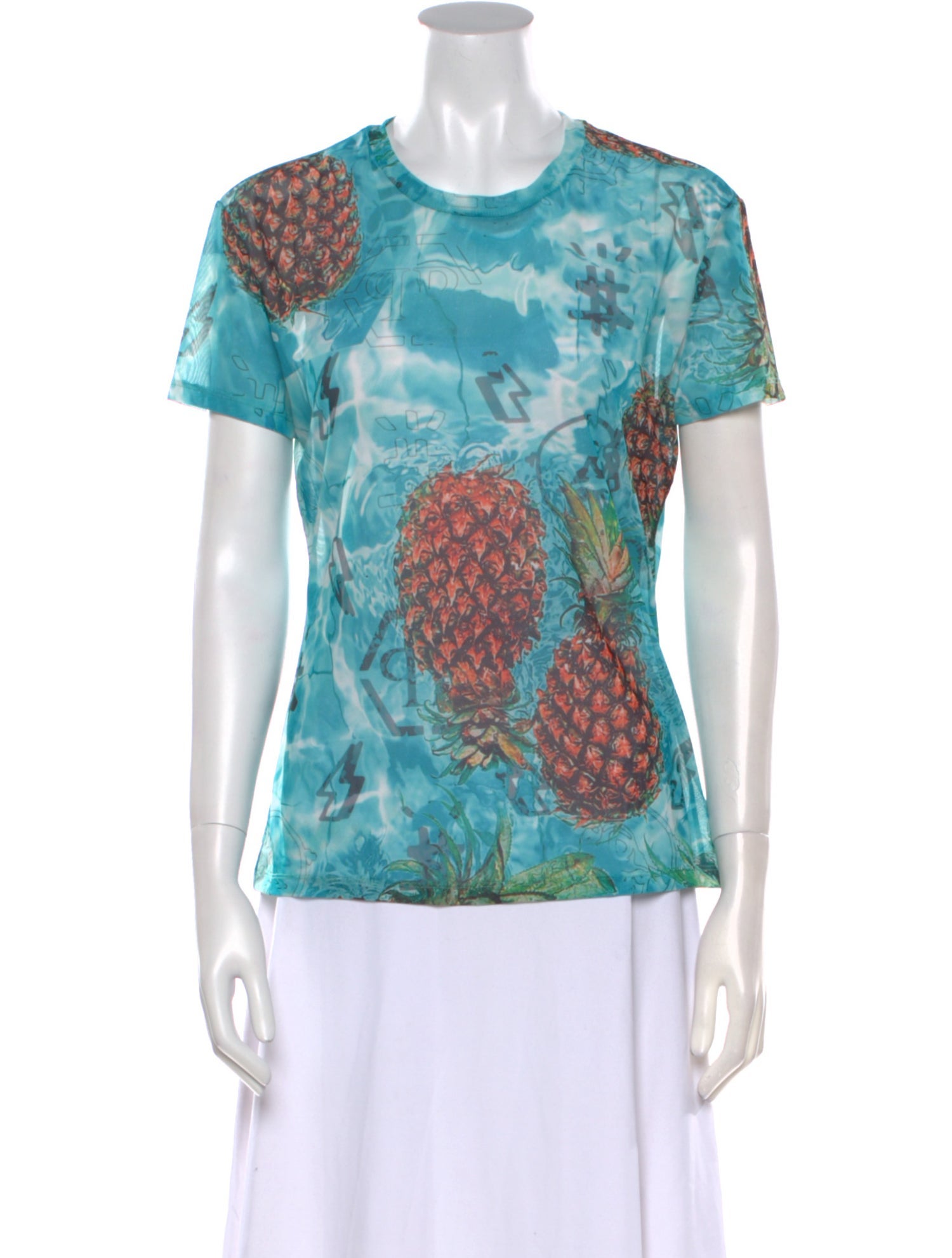 Philipp Plein Printed Crew Neck T-Shirt