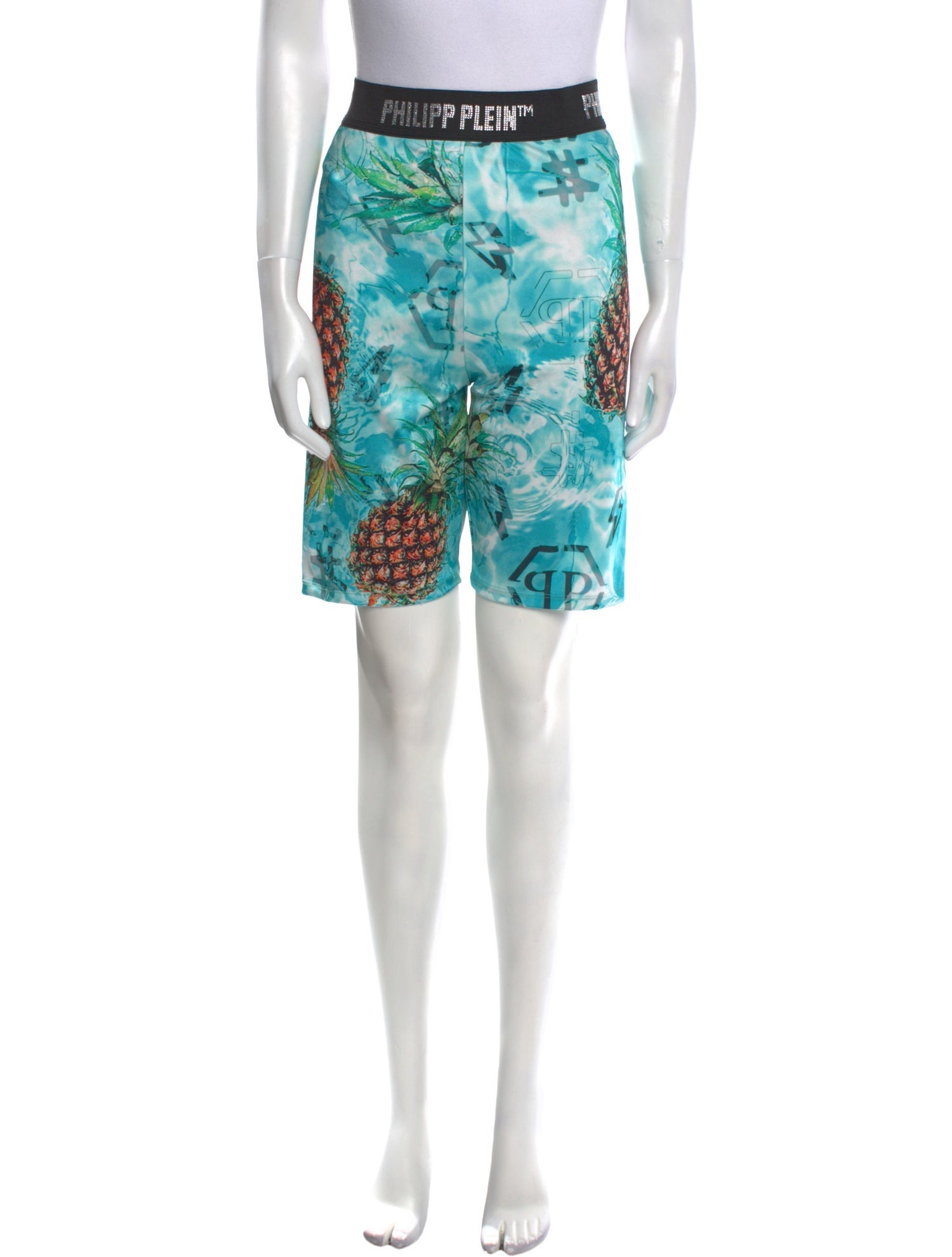 Philipp Plein Printed Knee-Length Shorts