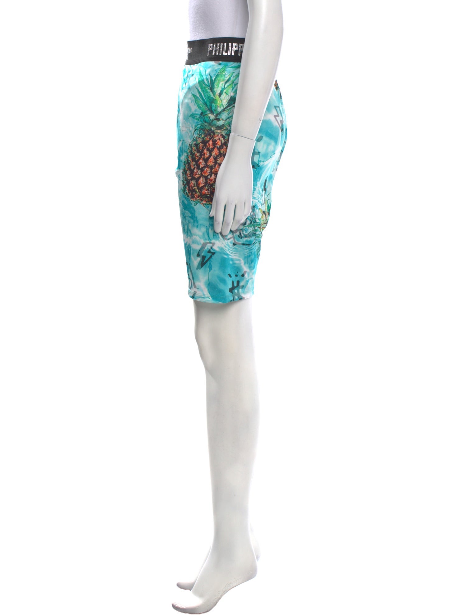 Philipp Plein Printed Knee-Length Shorts