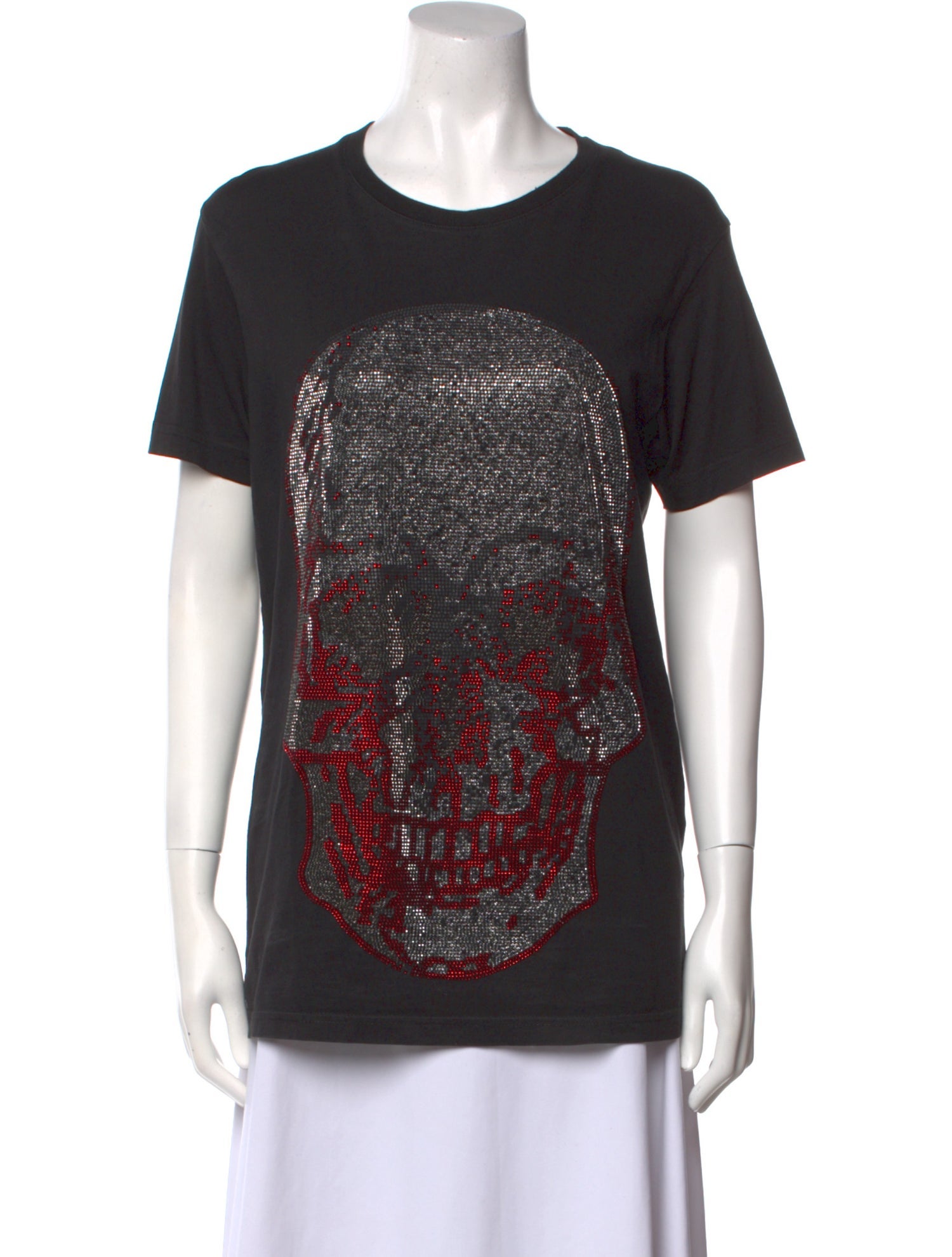 Philipp Plein Graphic Print Crew Neck T-Shirt