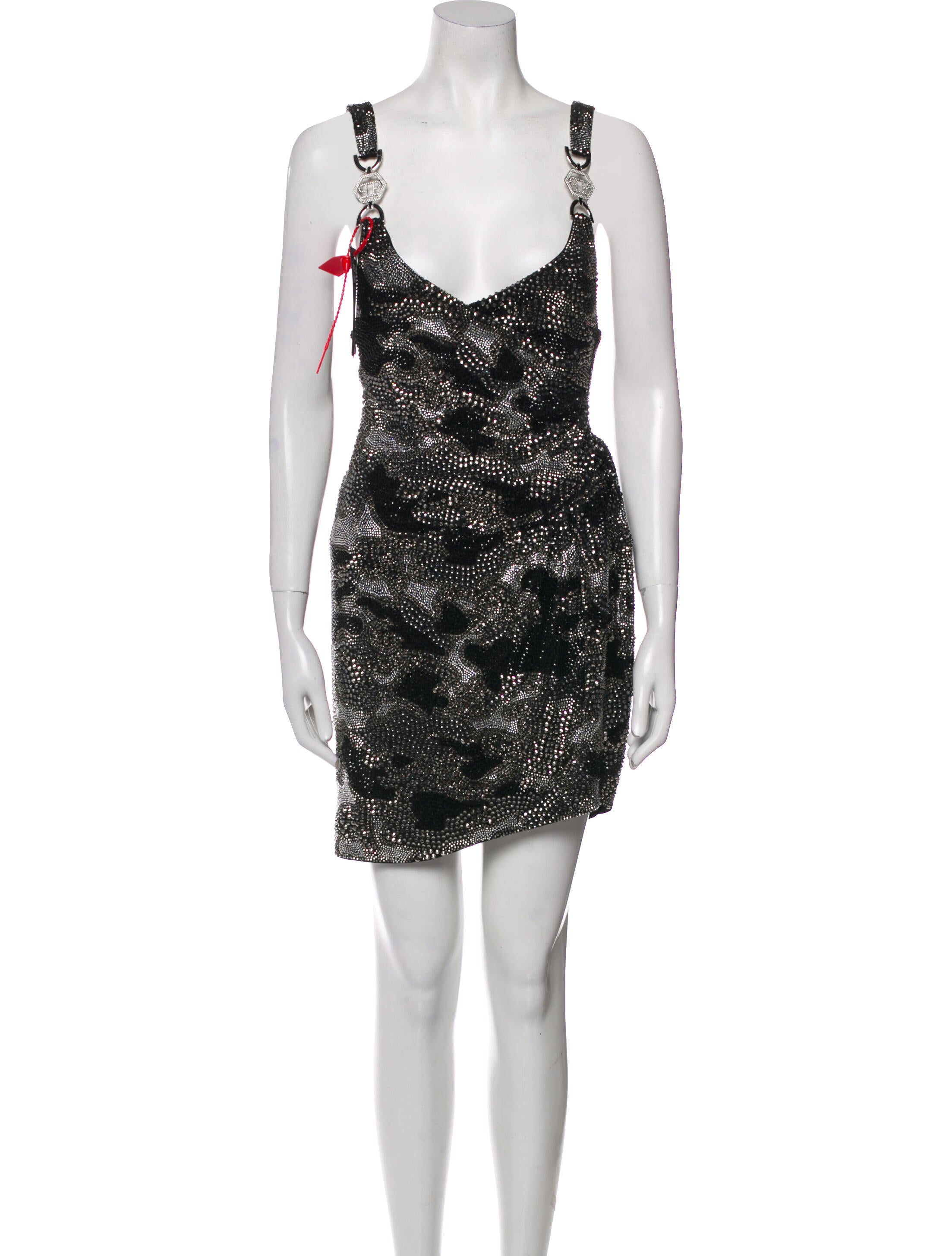 Philipp Plein Patterned Mini Dress w/ Tags