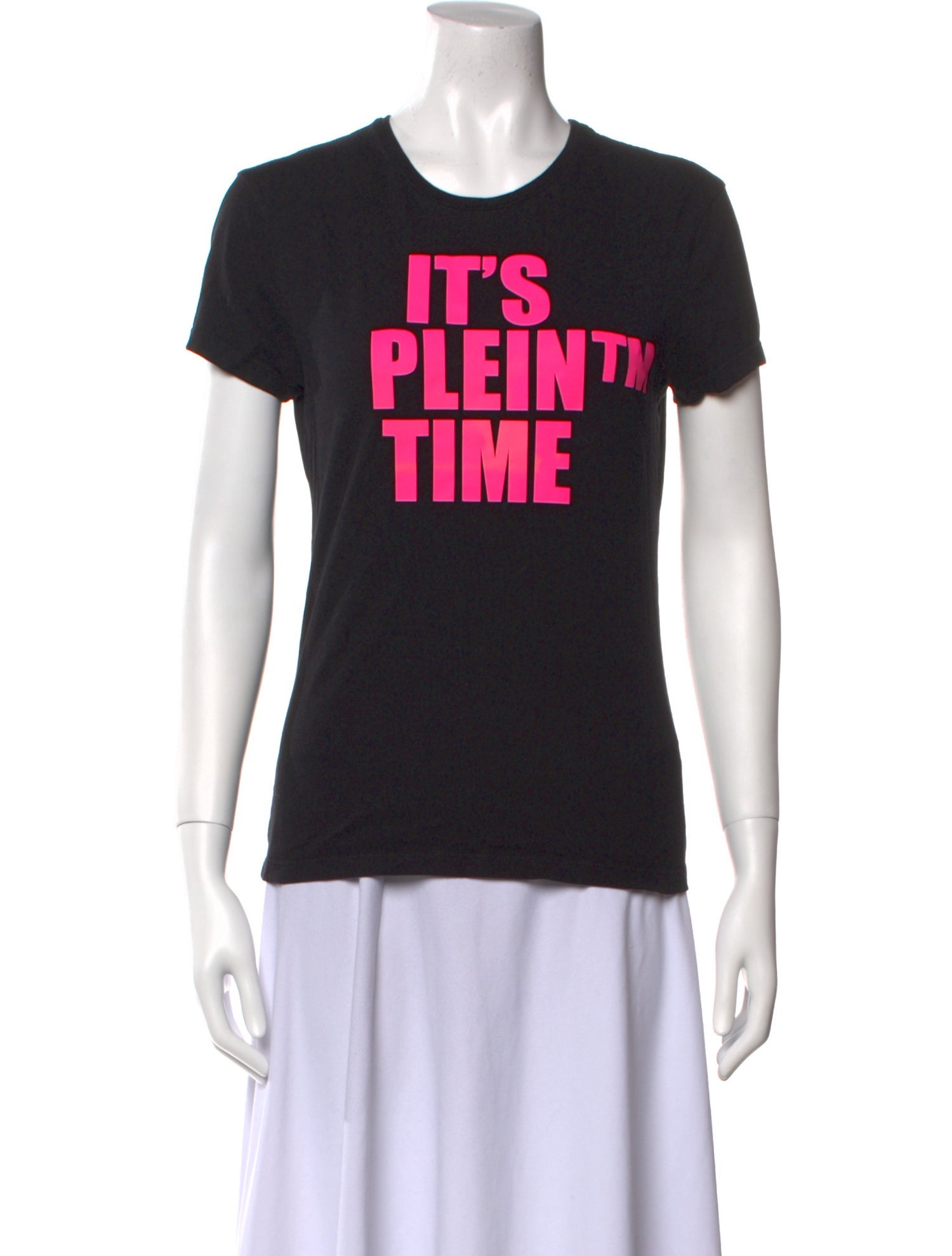 Philipp Plein Graphic Print Crew Neck T-Shirt