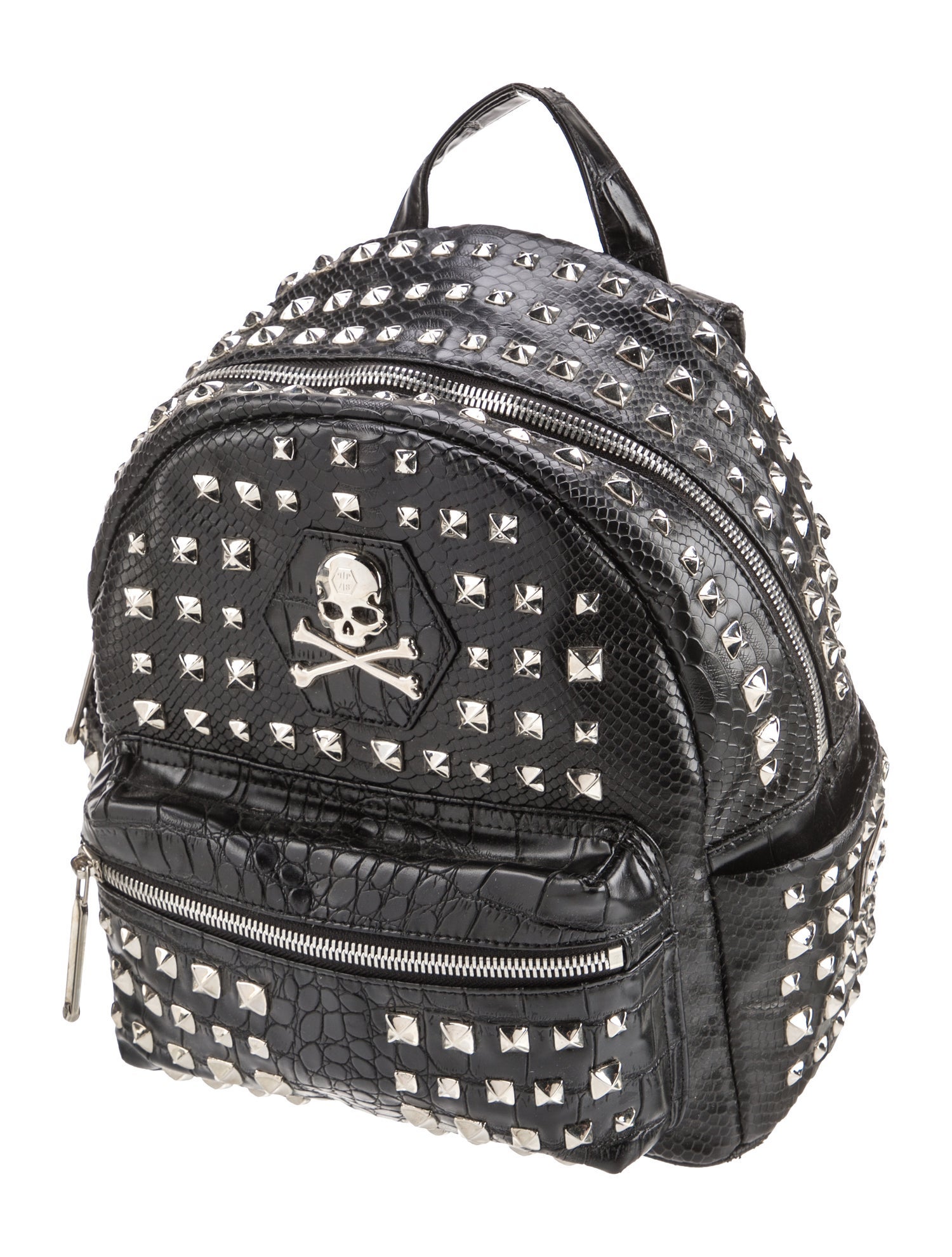 Philipp Plein Leather Backpack