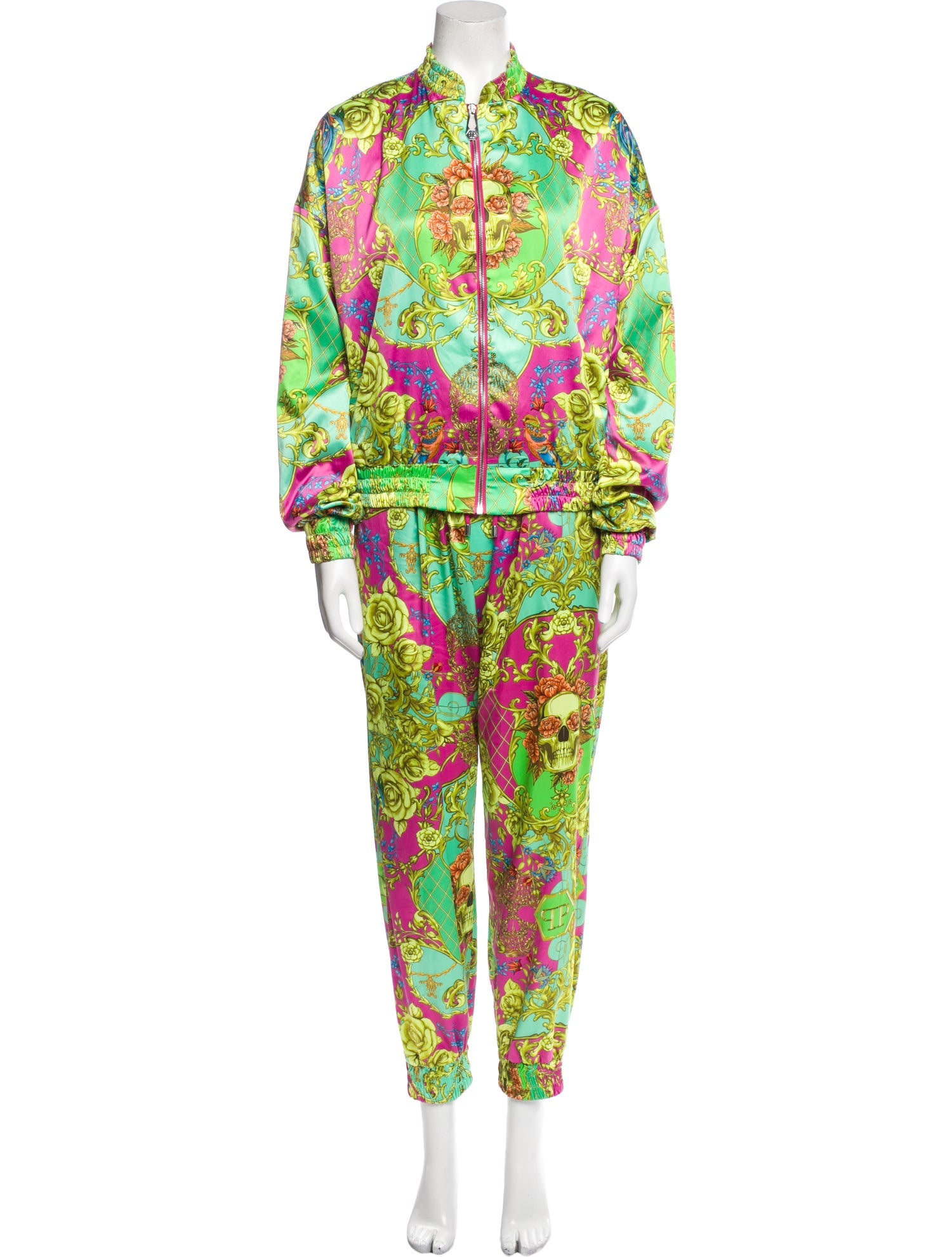 Philipp Plein Floral Print Tracksuit