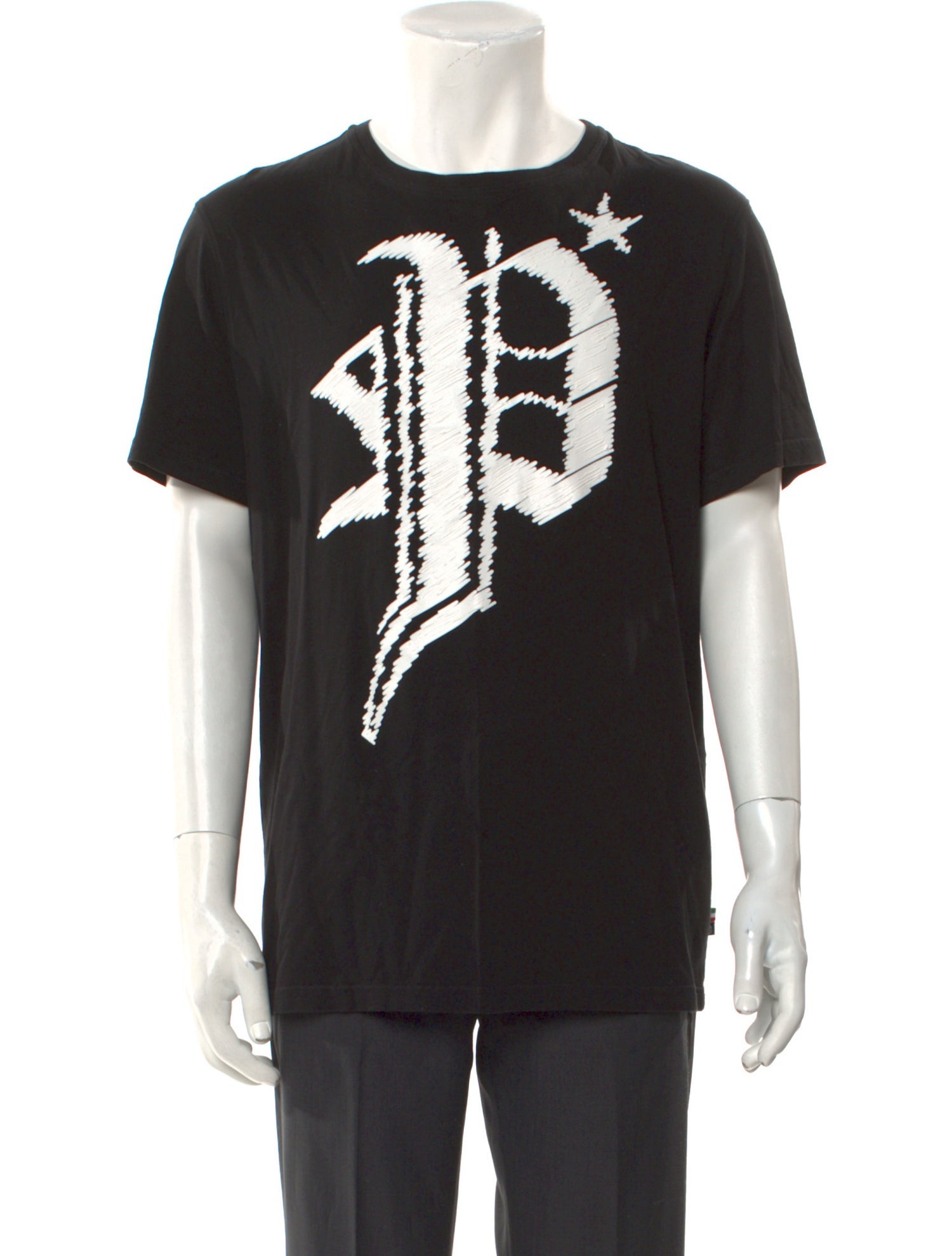 Philipp Plein Graphic Print Crew Neck T-Shirt