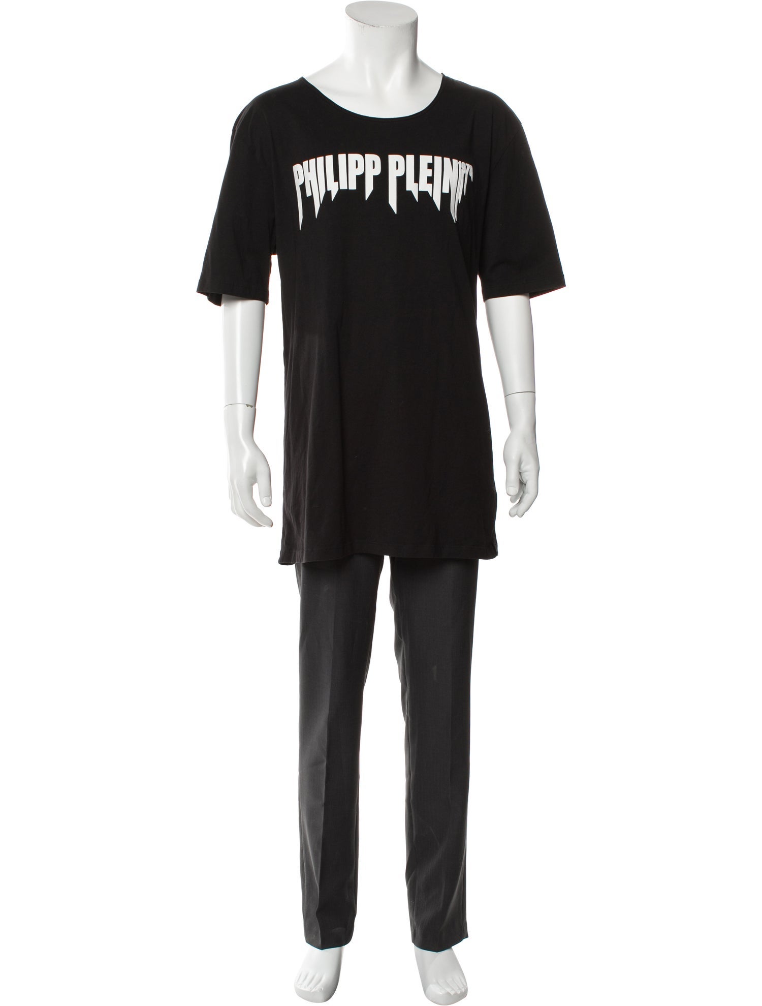 Philipp Plein Graphic Print Crew Neck T-Shirt