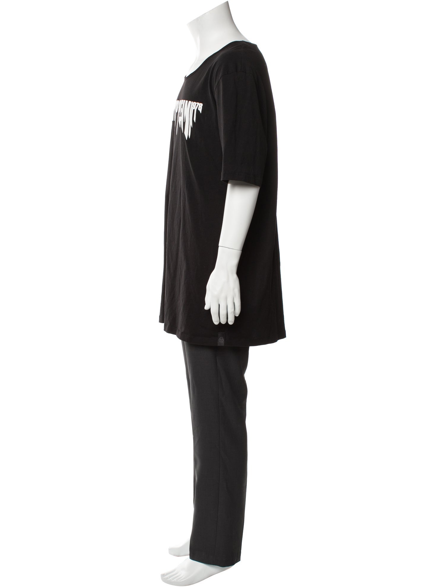 Philipp Plein Graphic Print Crew Neck T-Shirt