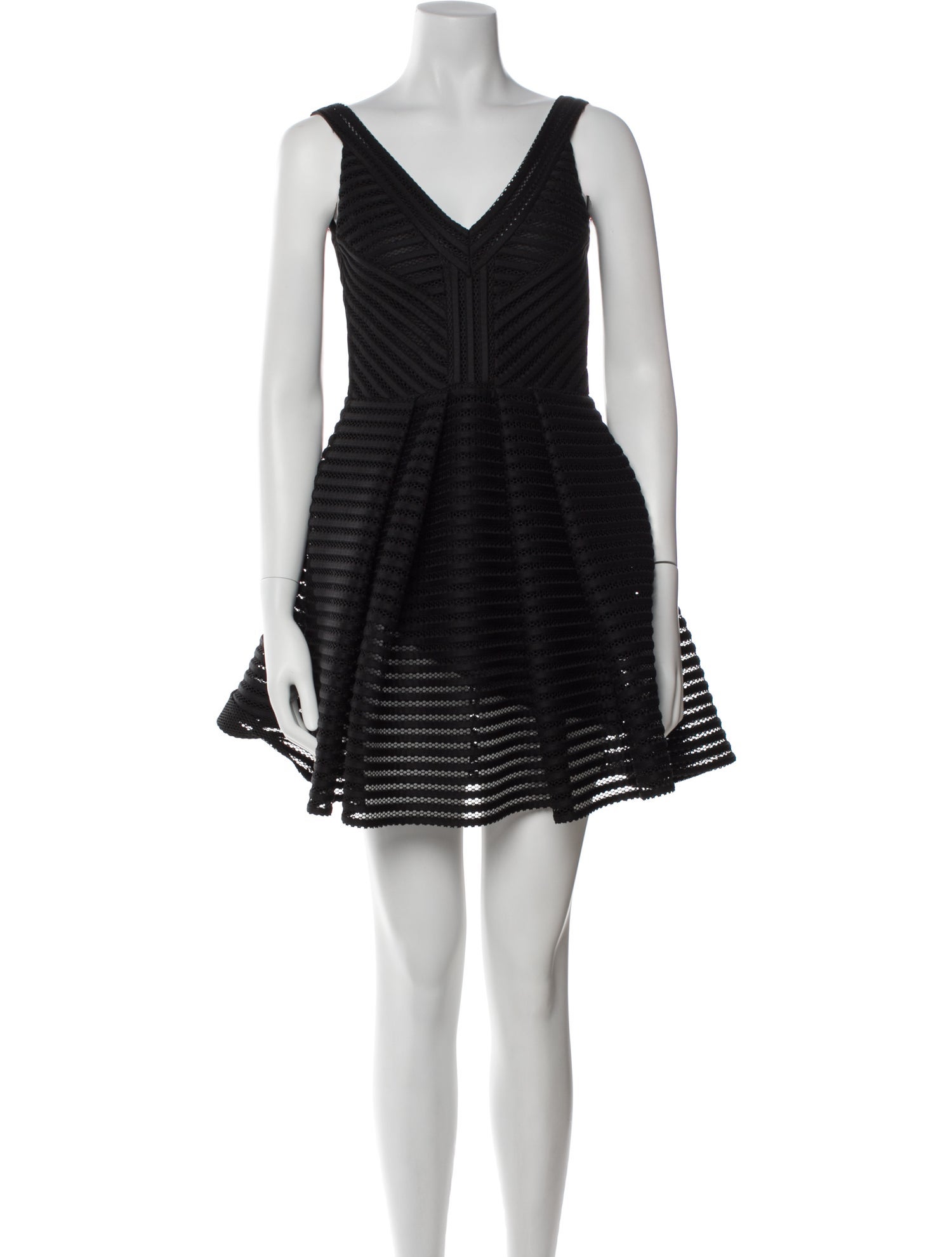 Philipp Plein Striped Mini Dress
