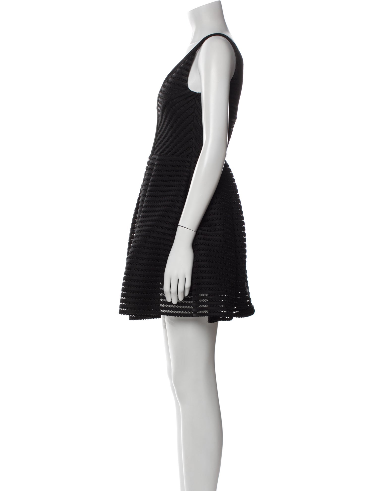 Philipp Plein Striped Mini Dress