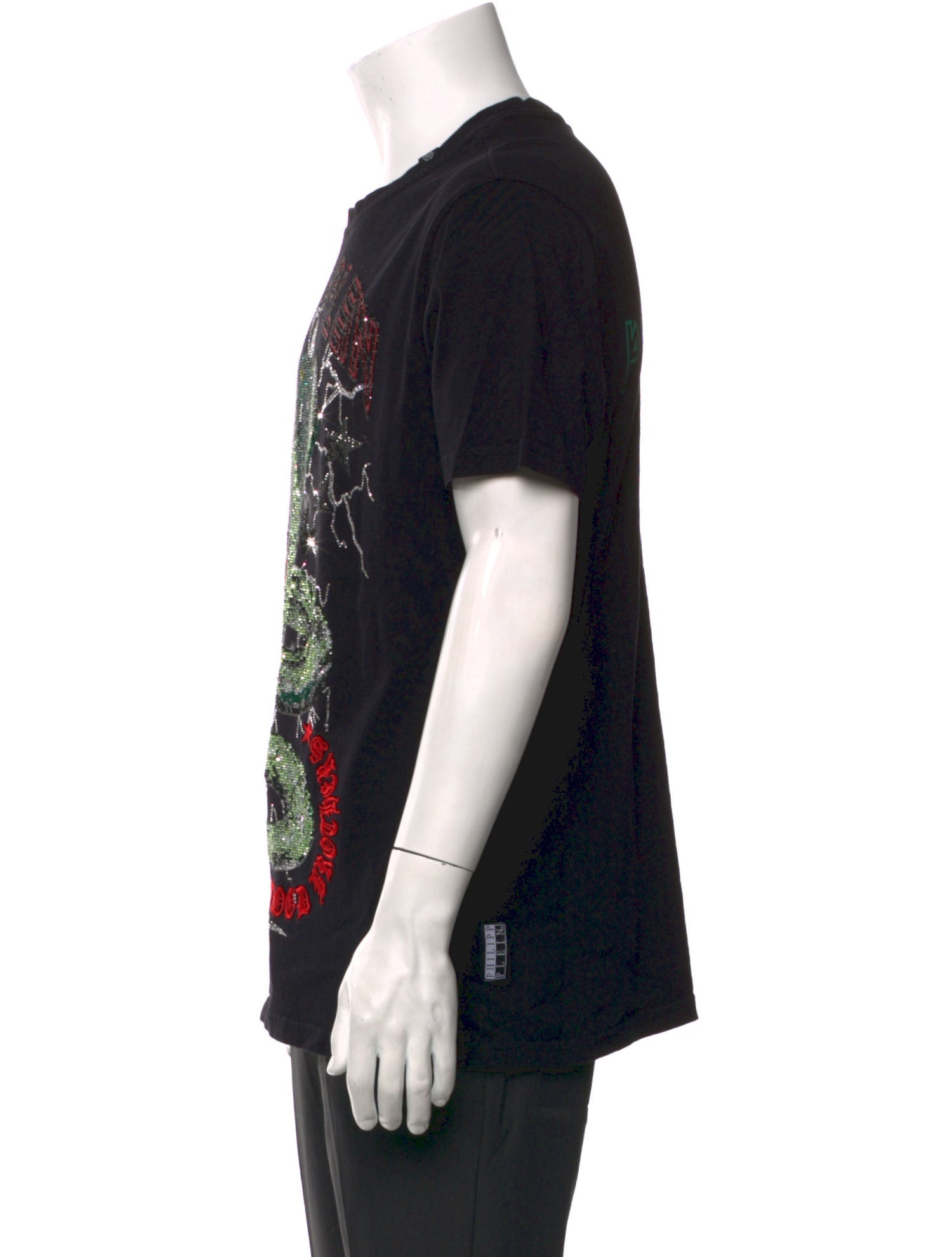 Philipp Plein Graphic Print Crew Neck T-Shirt