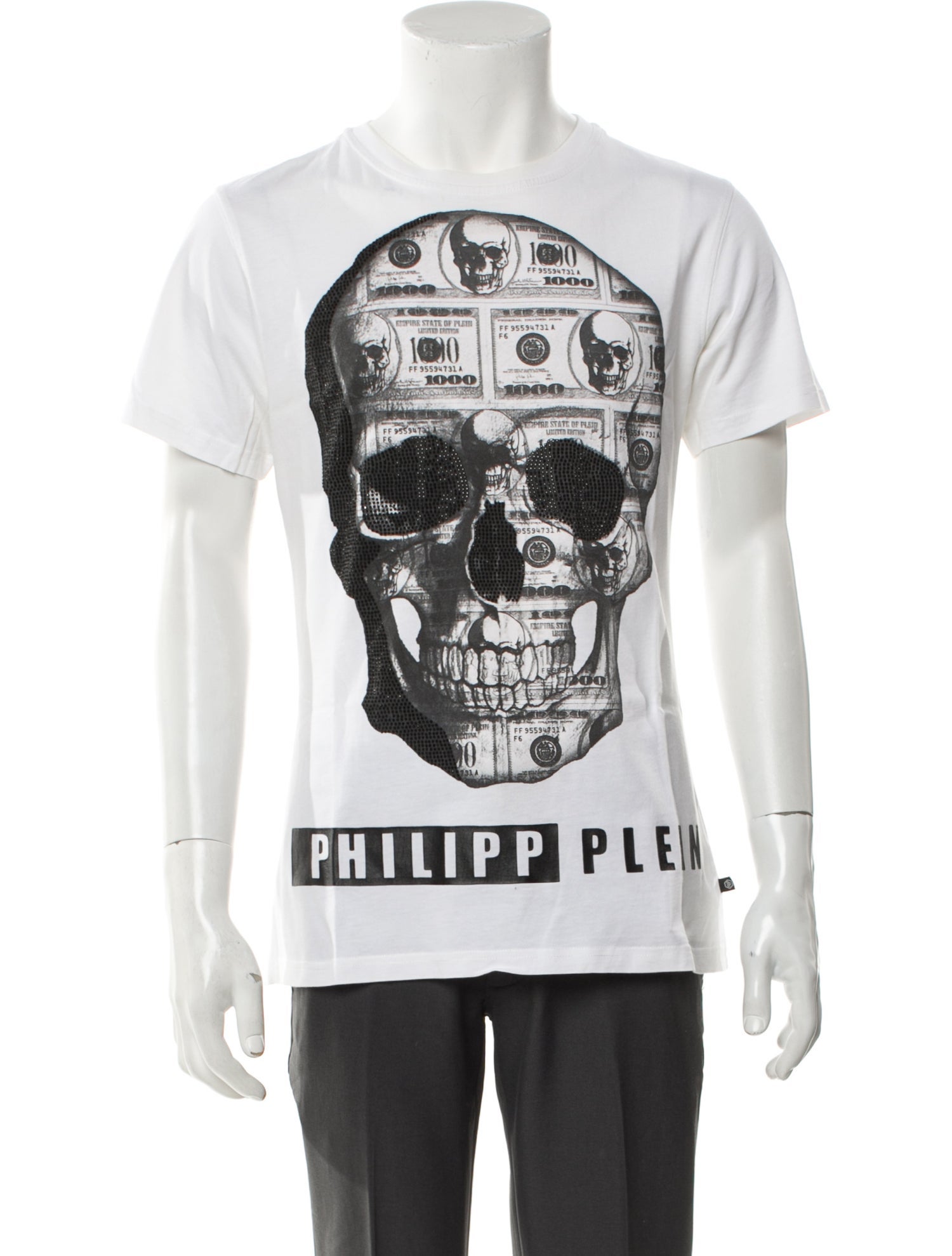Philipp Plein Graphic Print Crew Neck T-Shirt
