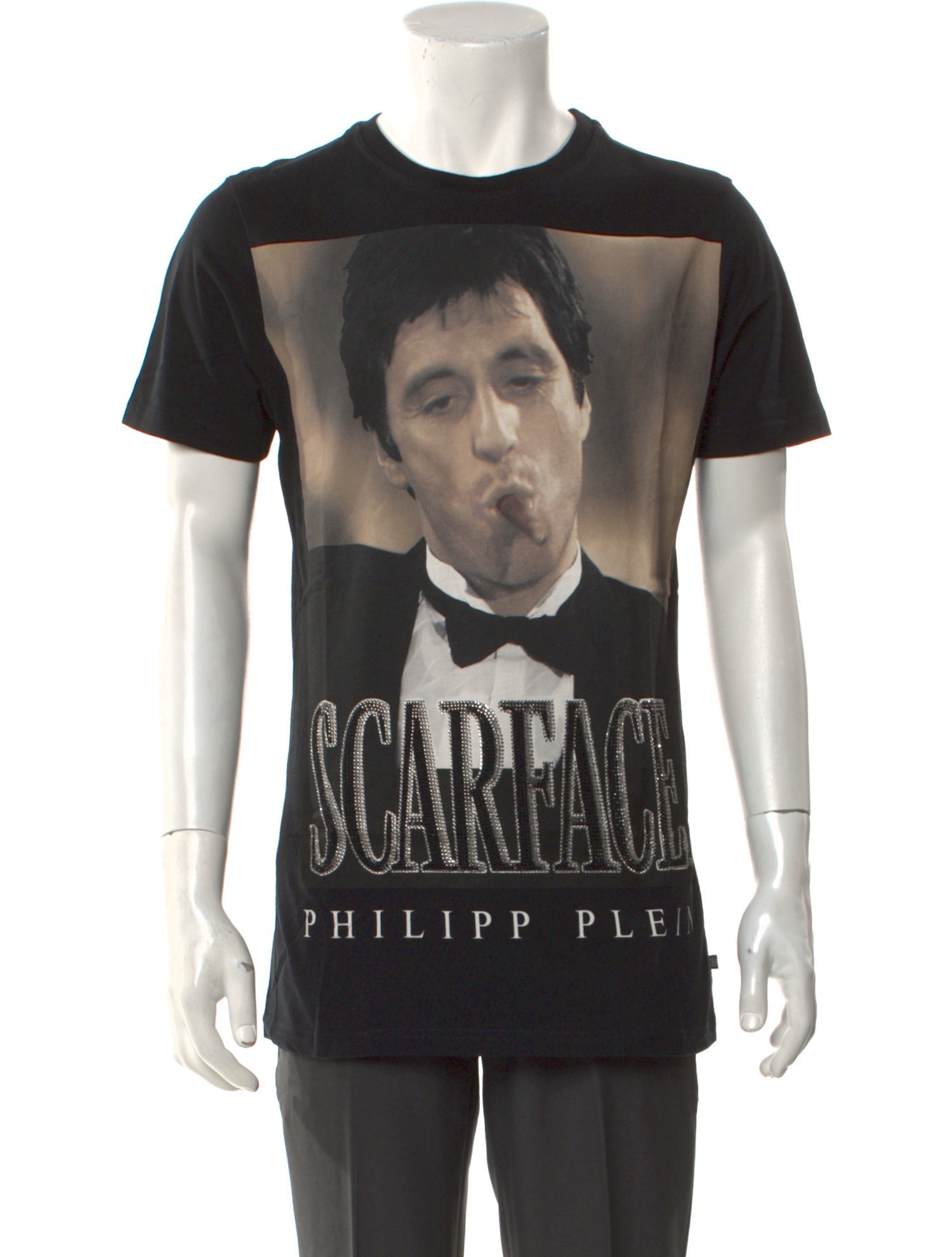 Philipp Plein Graphic Print Crew Neck T-Shirt