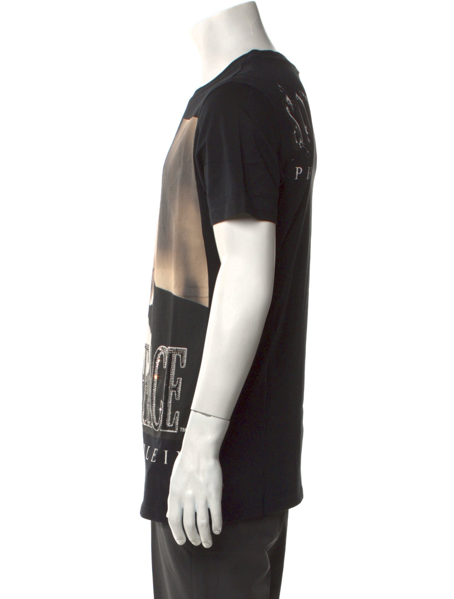 Philipp Plein Graphic Print Crew Neck T-Shirt