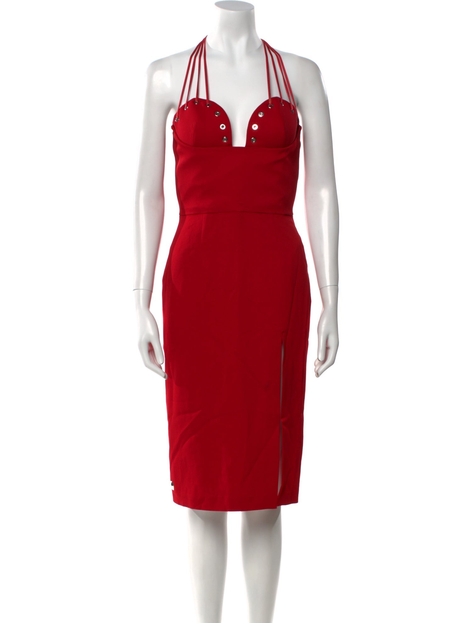 Philipp Plein Halterneck Midi Length Dress