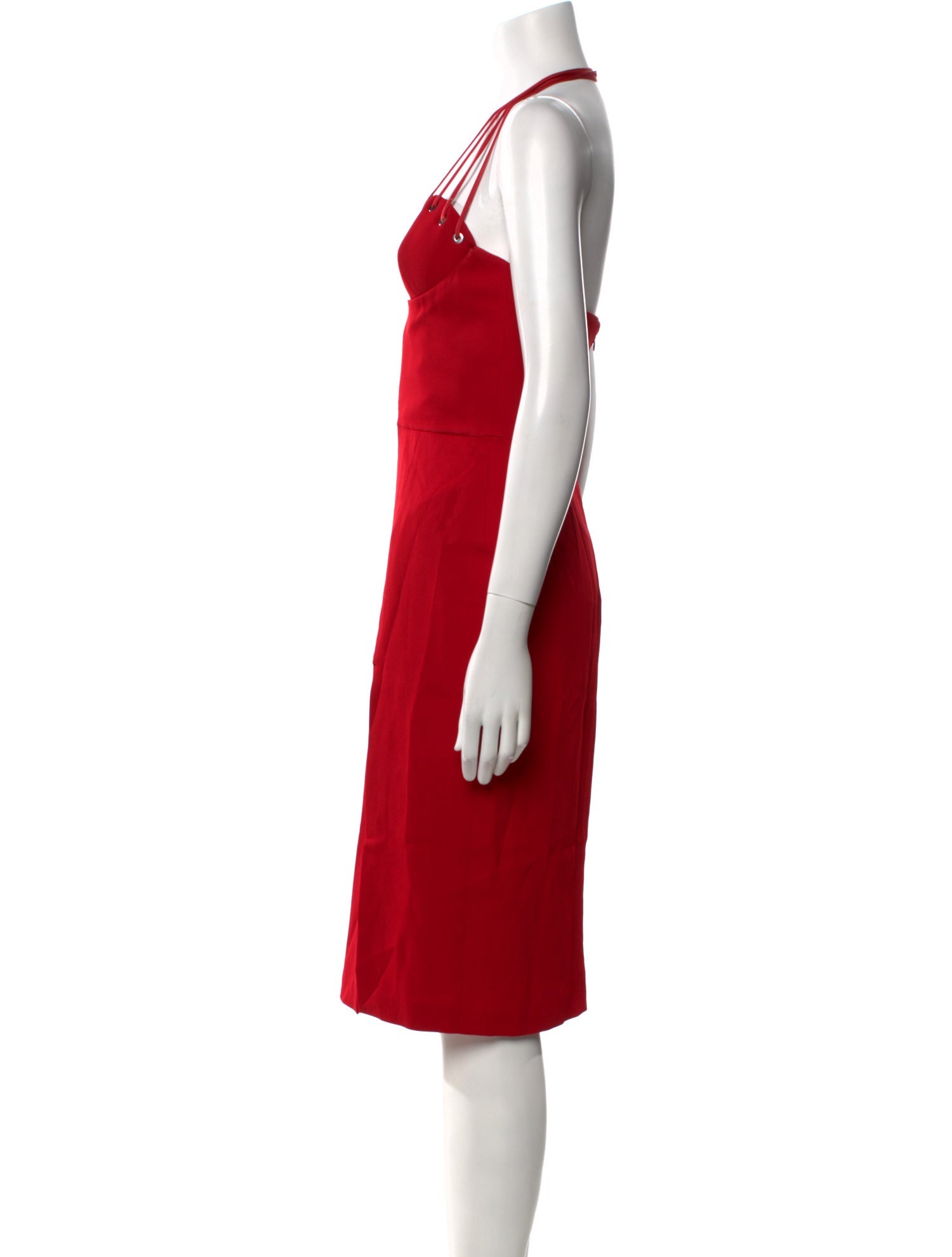 Philipp Plein Halterneck Midi Length Dress