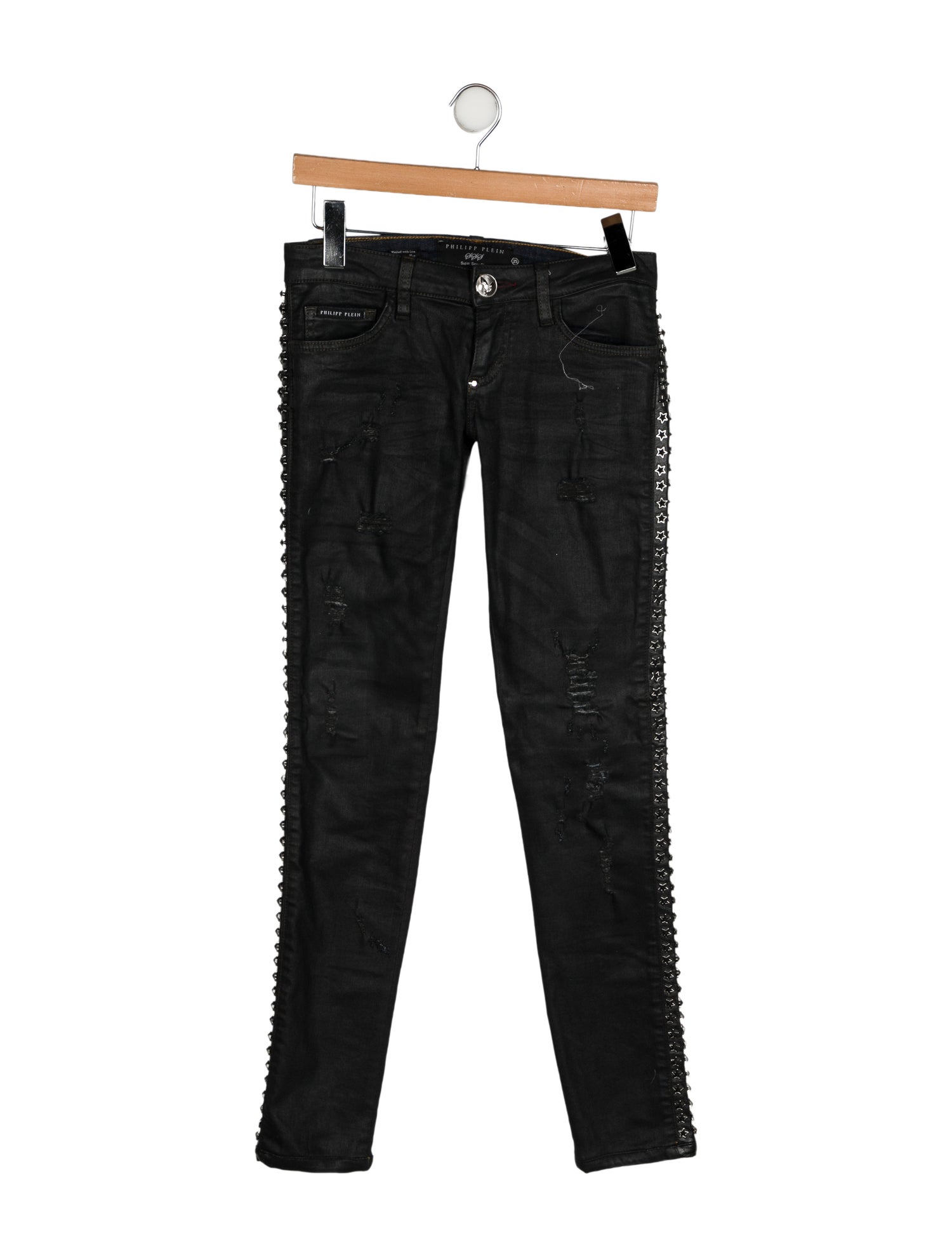 Philipp Plein Low-Rise Skinny Leg Jeans