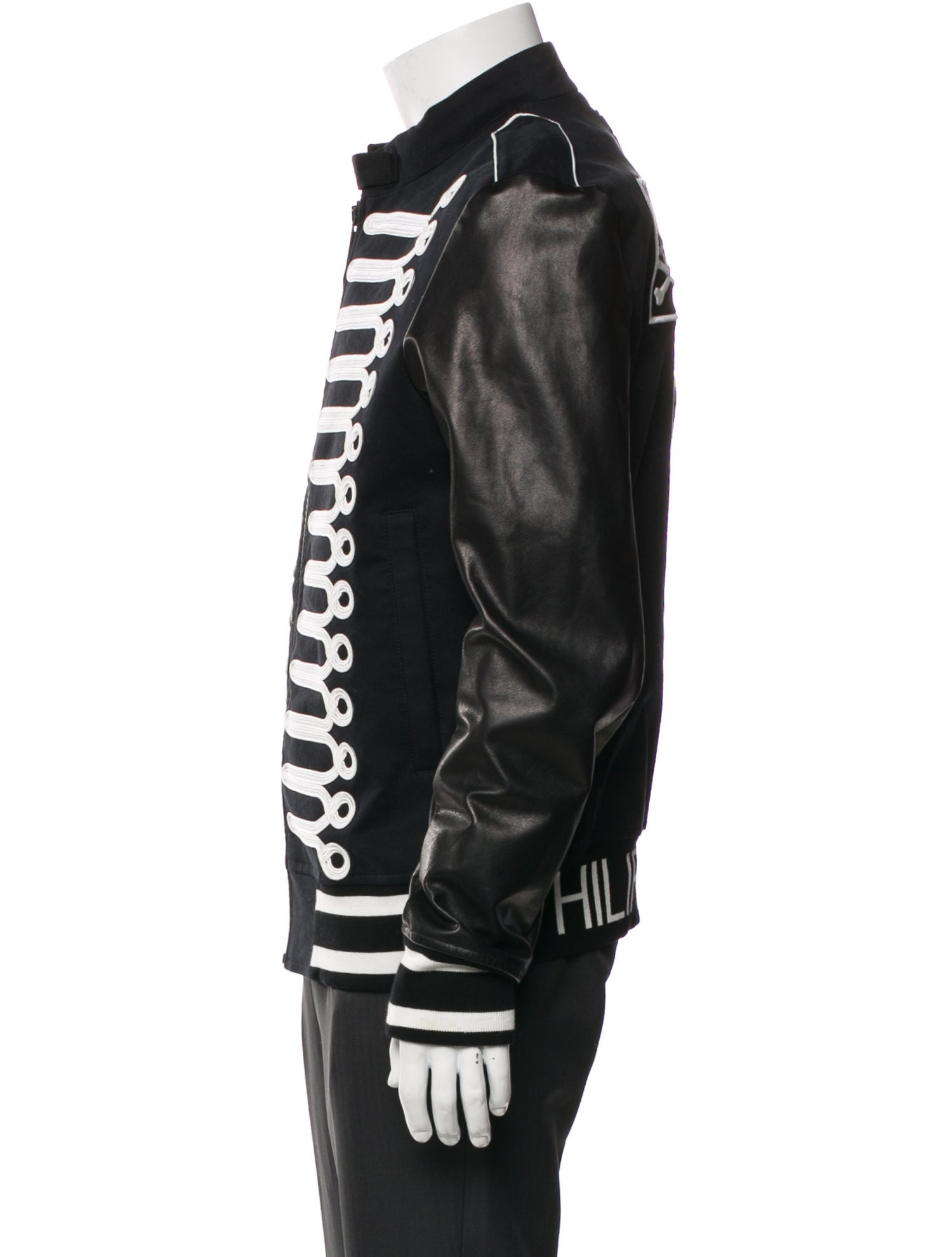 Philipp Plein Striped Puffer Coat