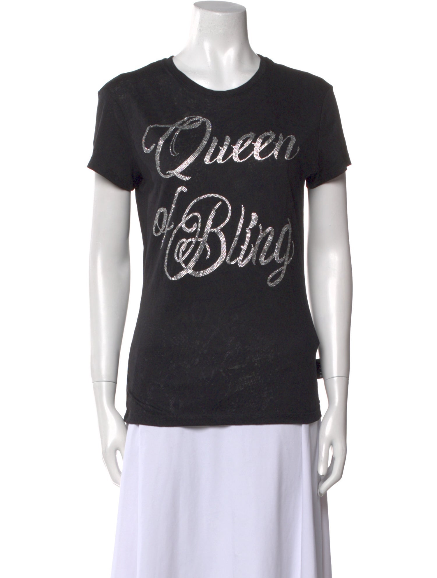 Philipp Plein Graphic Print Crew Neck T-Shirt w/ Tags