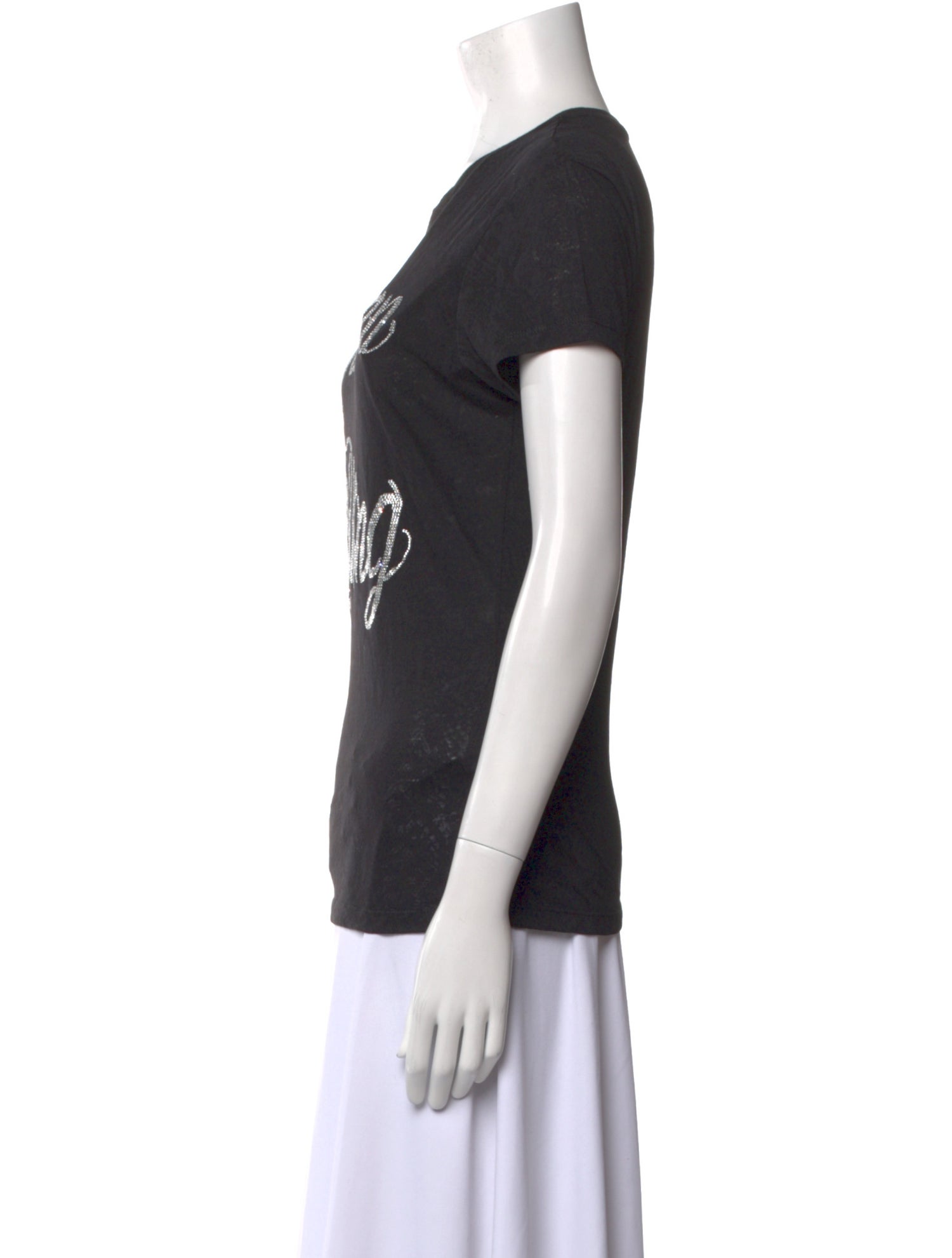 Philipp Plein Graphic Print Crew Neck T-Shirt w/ Tags