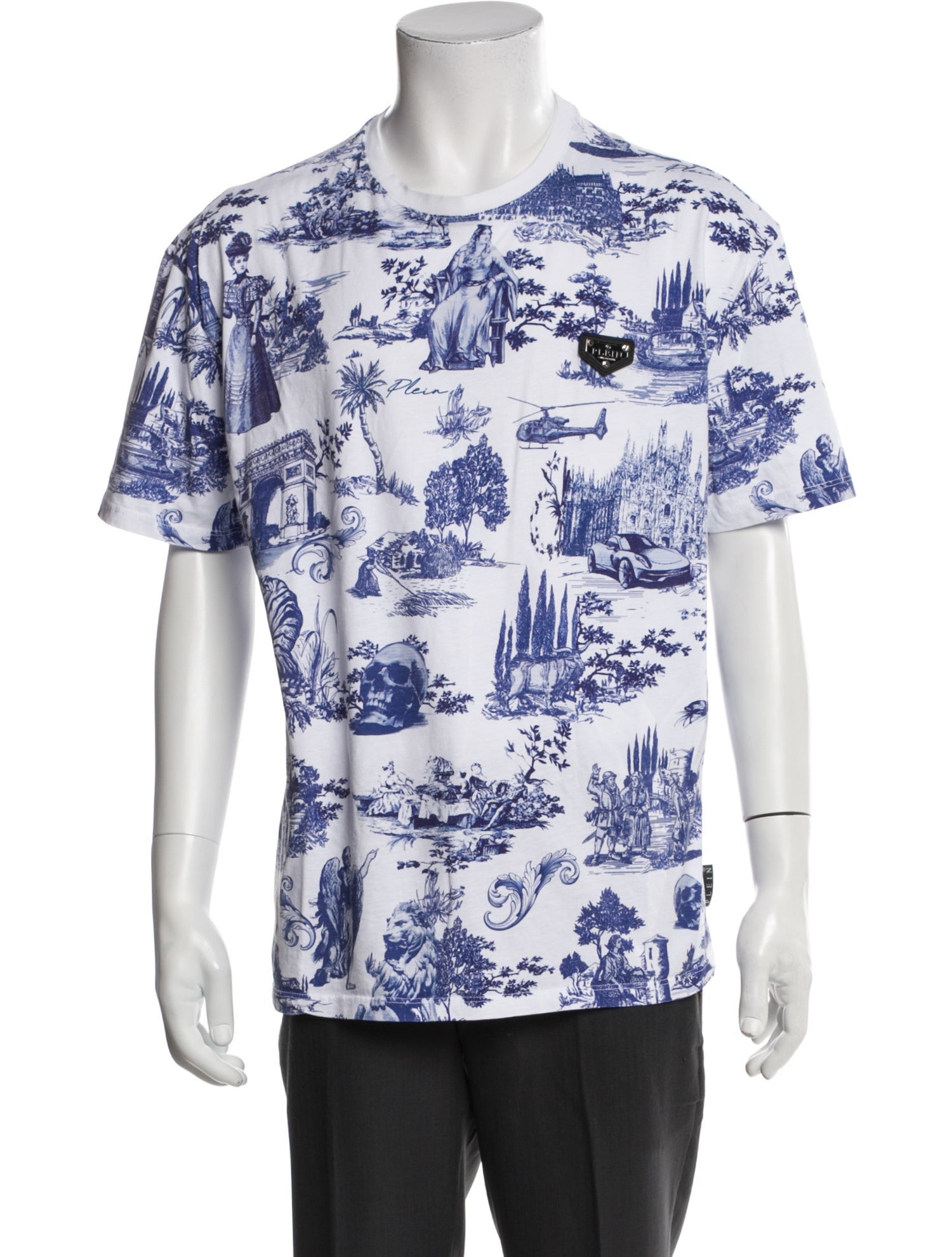 Philipp Plein Printed Crew Neck T-Shirt