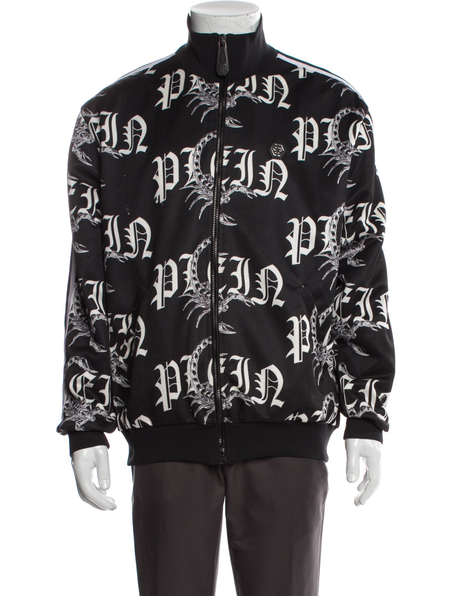 Philipp Plein Printed Windbreaker