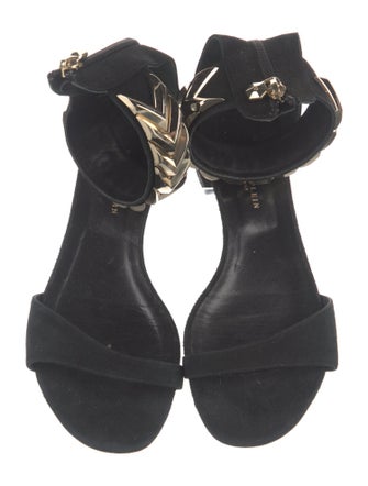 Philipp Plein Suede Ballet Flats