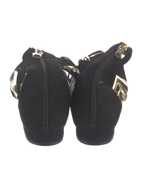 Philipp Plein Suede Ballet Flats