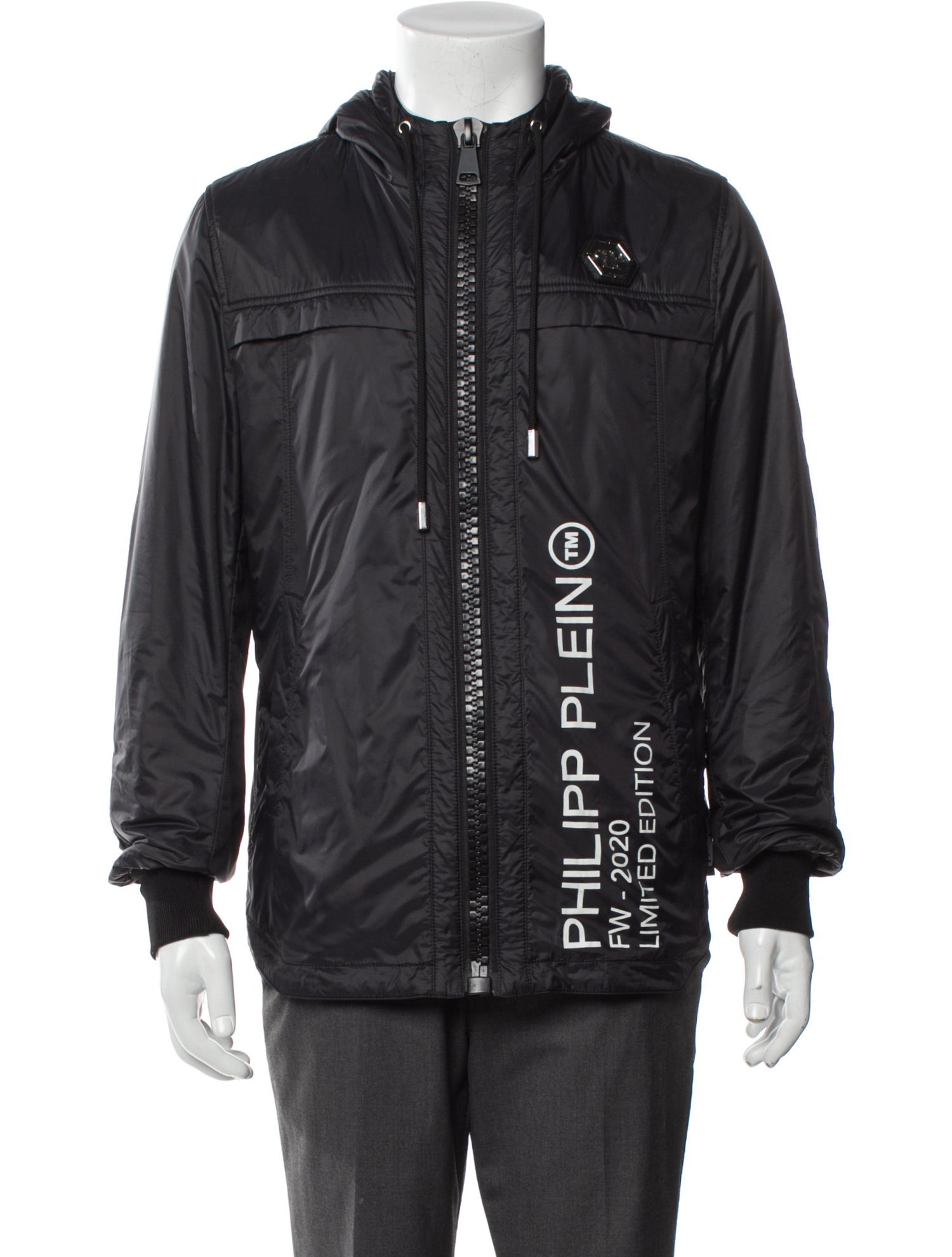 Philipp Plein Graphic Print Windbreaker