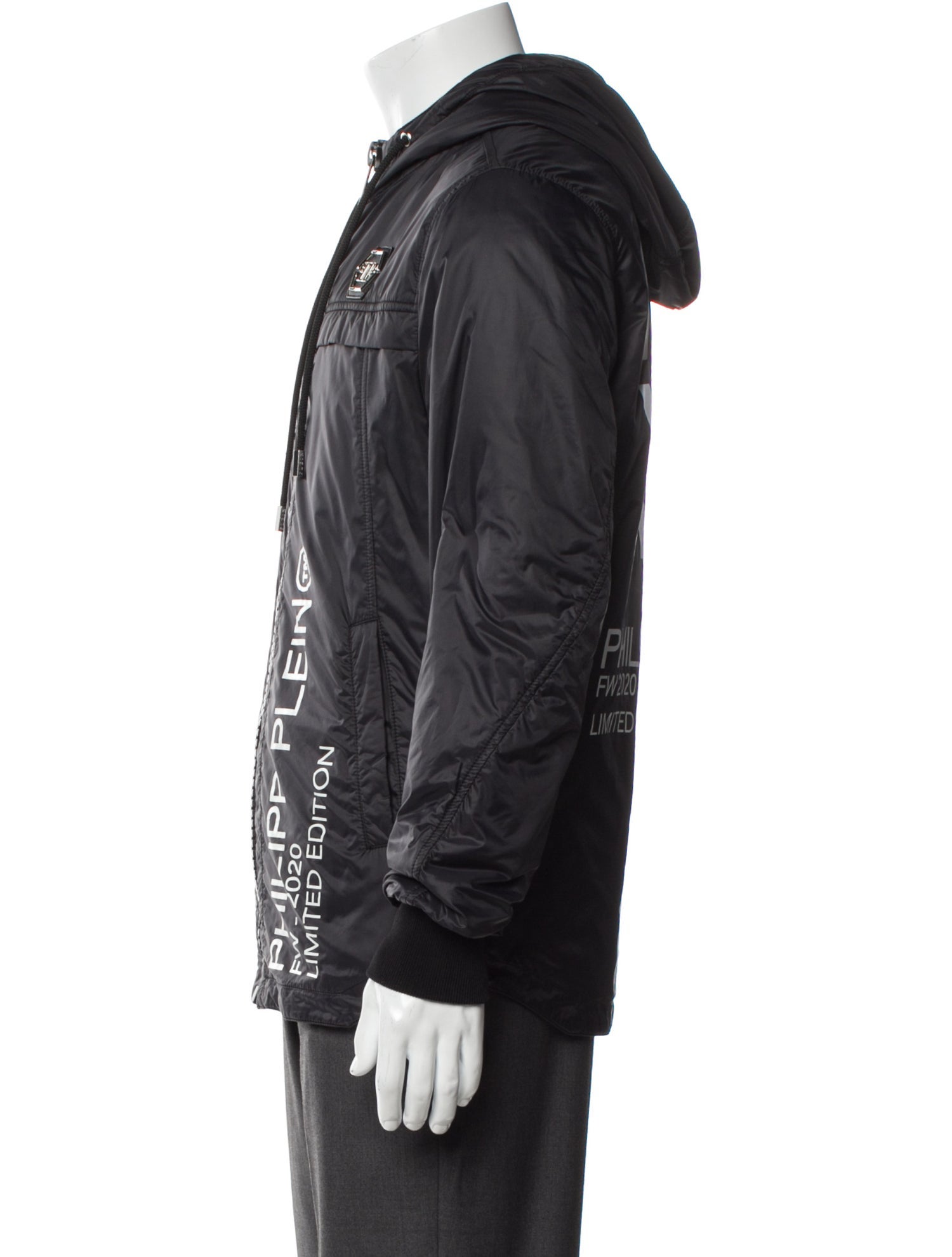Philipp Plein Graphic Print Windbreaker