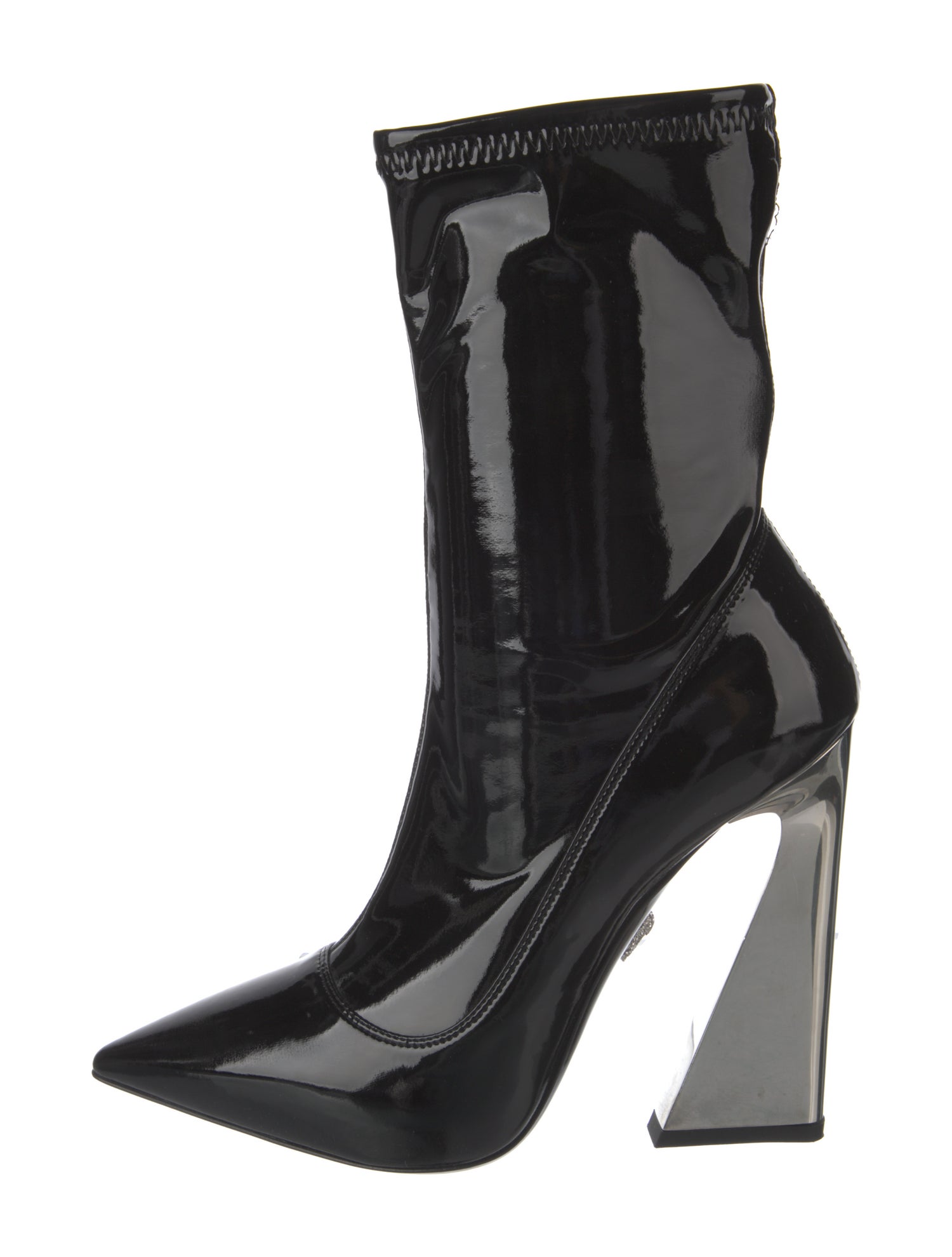 Philipp Plein Patent Leather Sock Boots