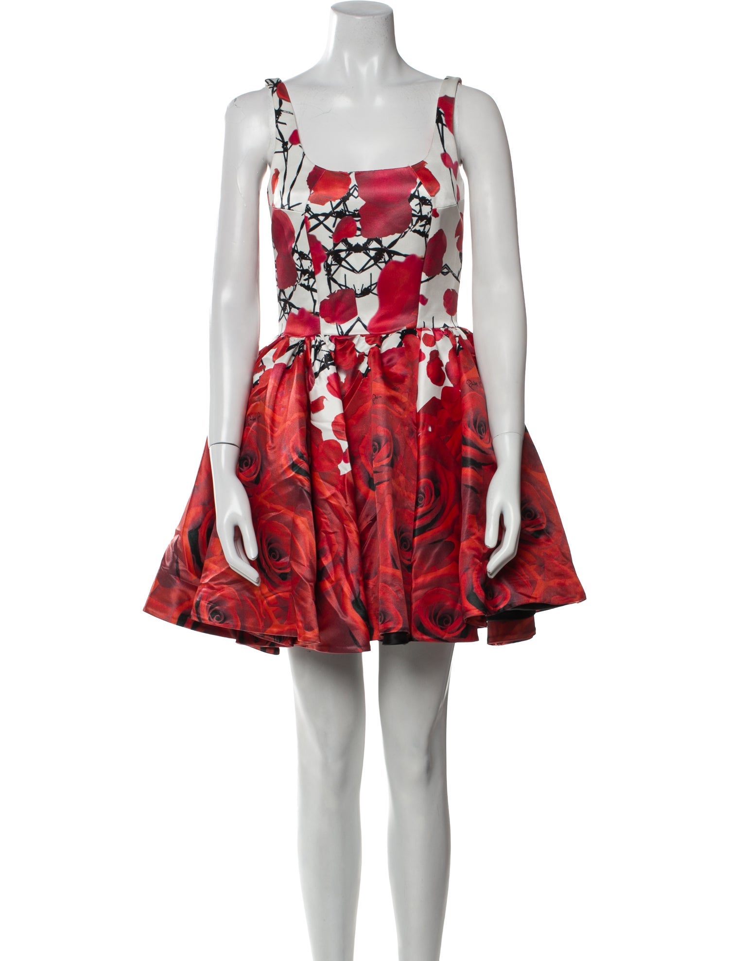 Philipp Plein Floral Print Mini Dress