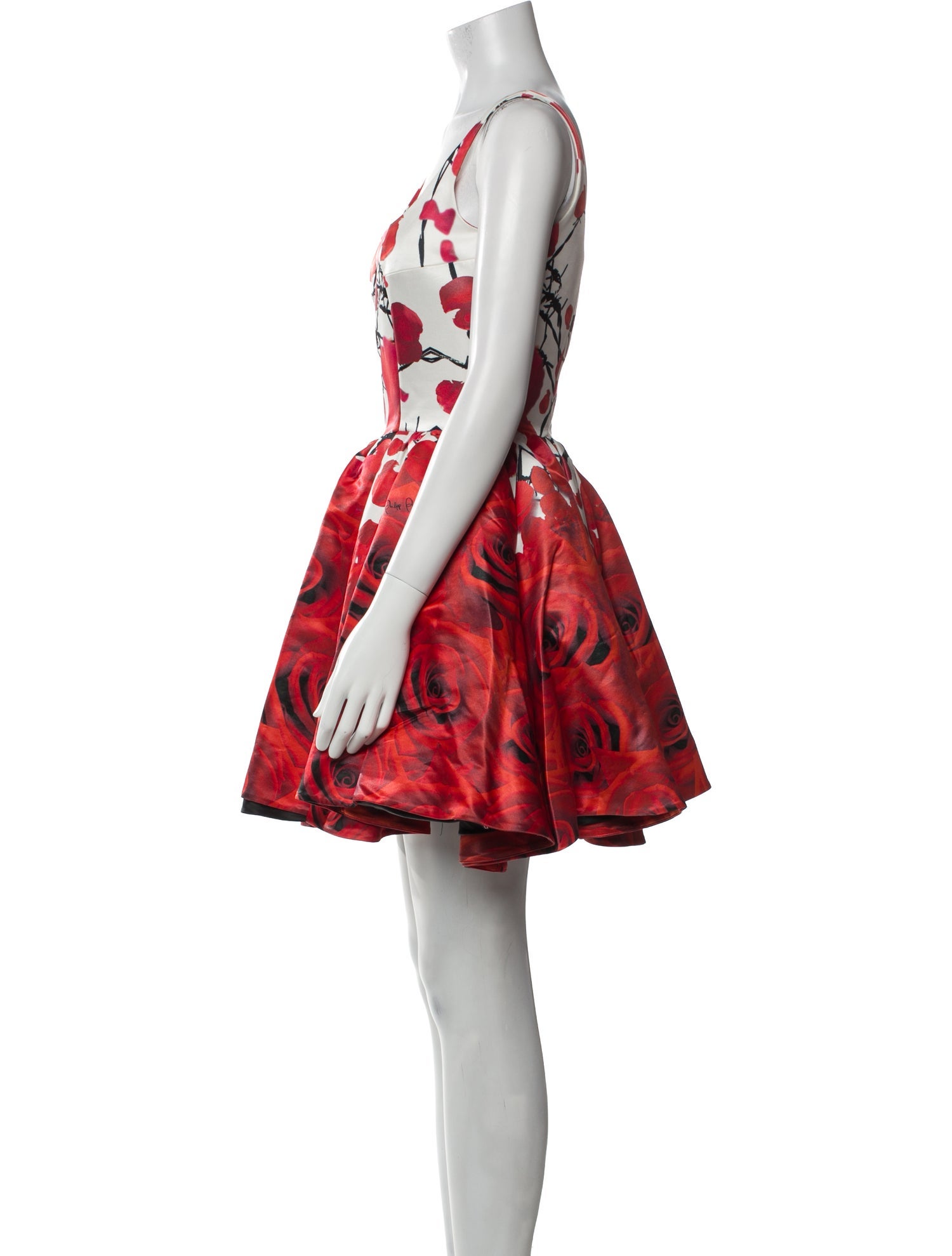 Philipp Plein Floral Print Mini Dress