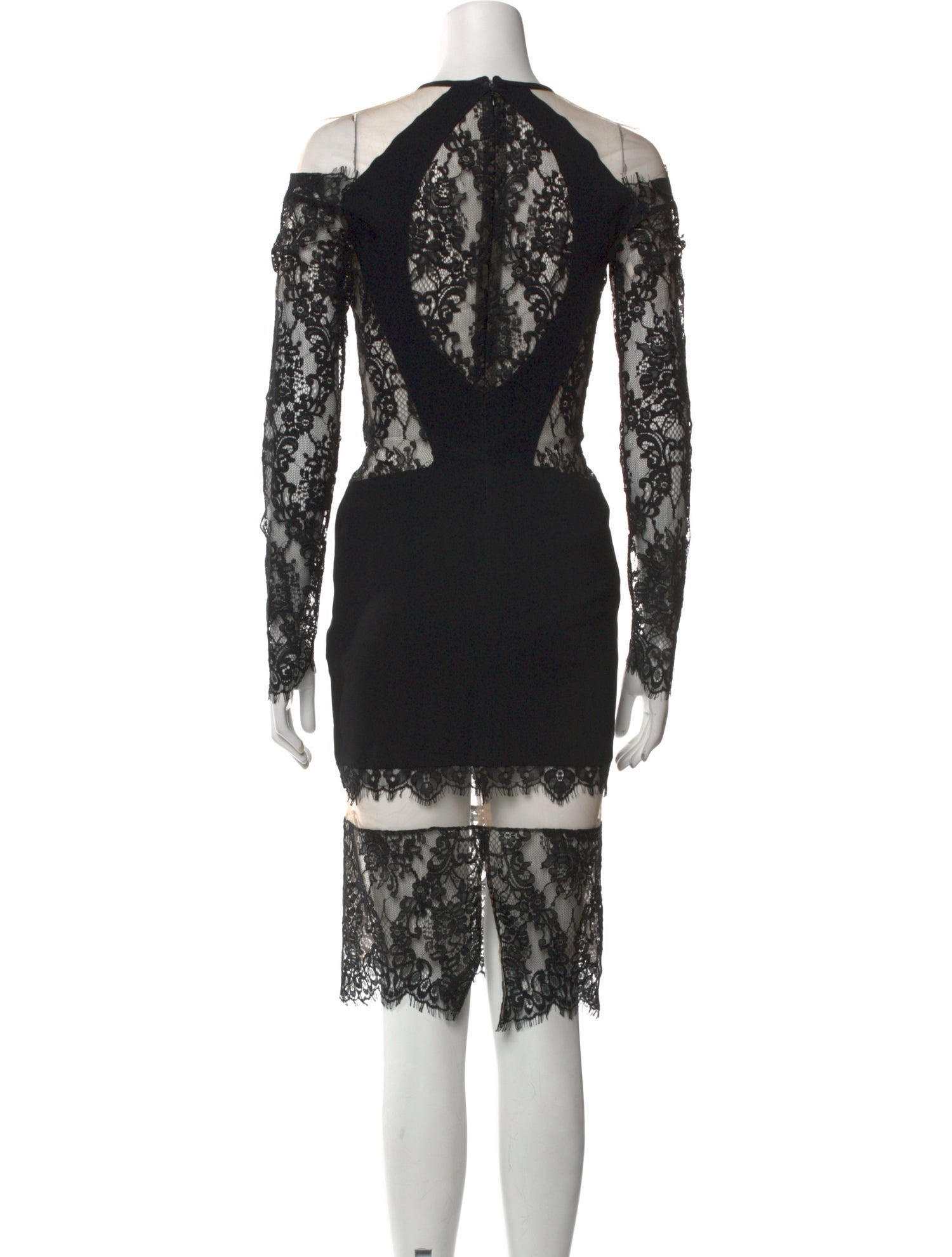 Philipp Plein Lace Pattern Midi Length Dress