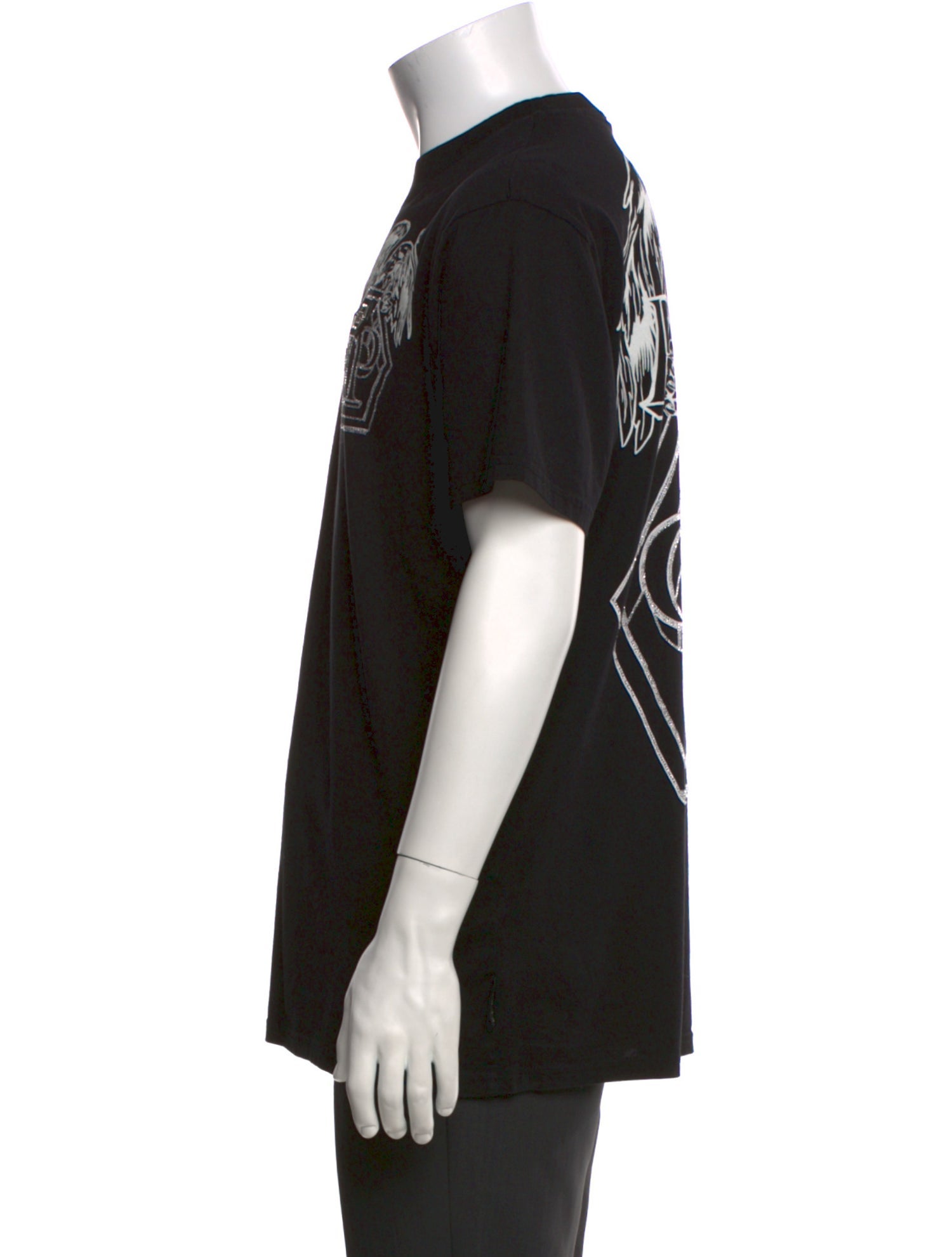 Philipp Plein Graphic Print Crew Neck T-Shirt