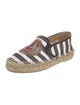 Philipp Plein Canvas Striped Espadrilles