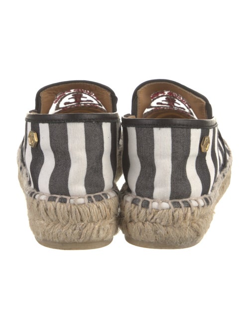 Philipp Plein Canvas Striped Espadrilles