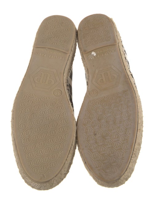 Philipp Plein Canvas Striped Espadrilles