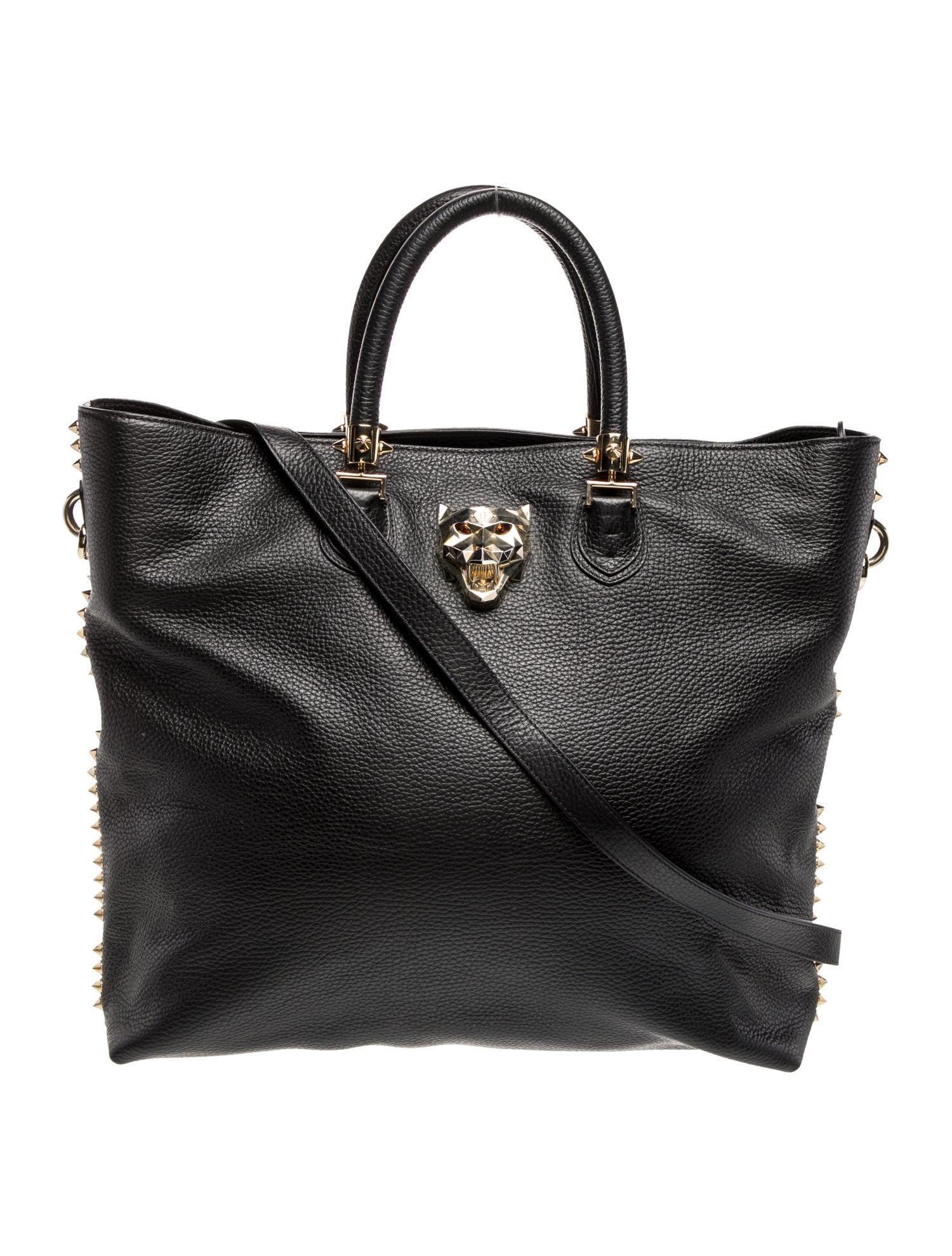 Philipp Plein Leather Tote