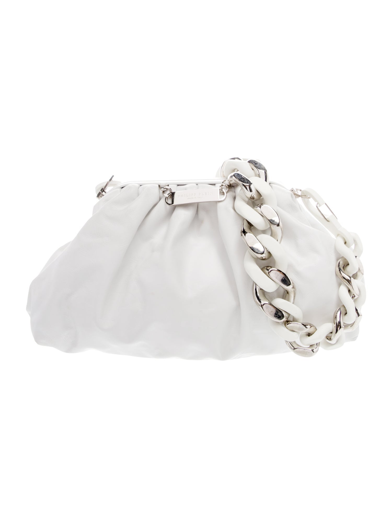 Philipp Plein Leather Clutch