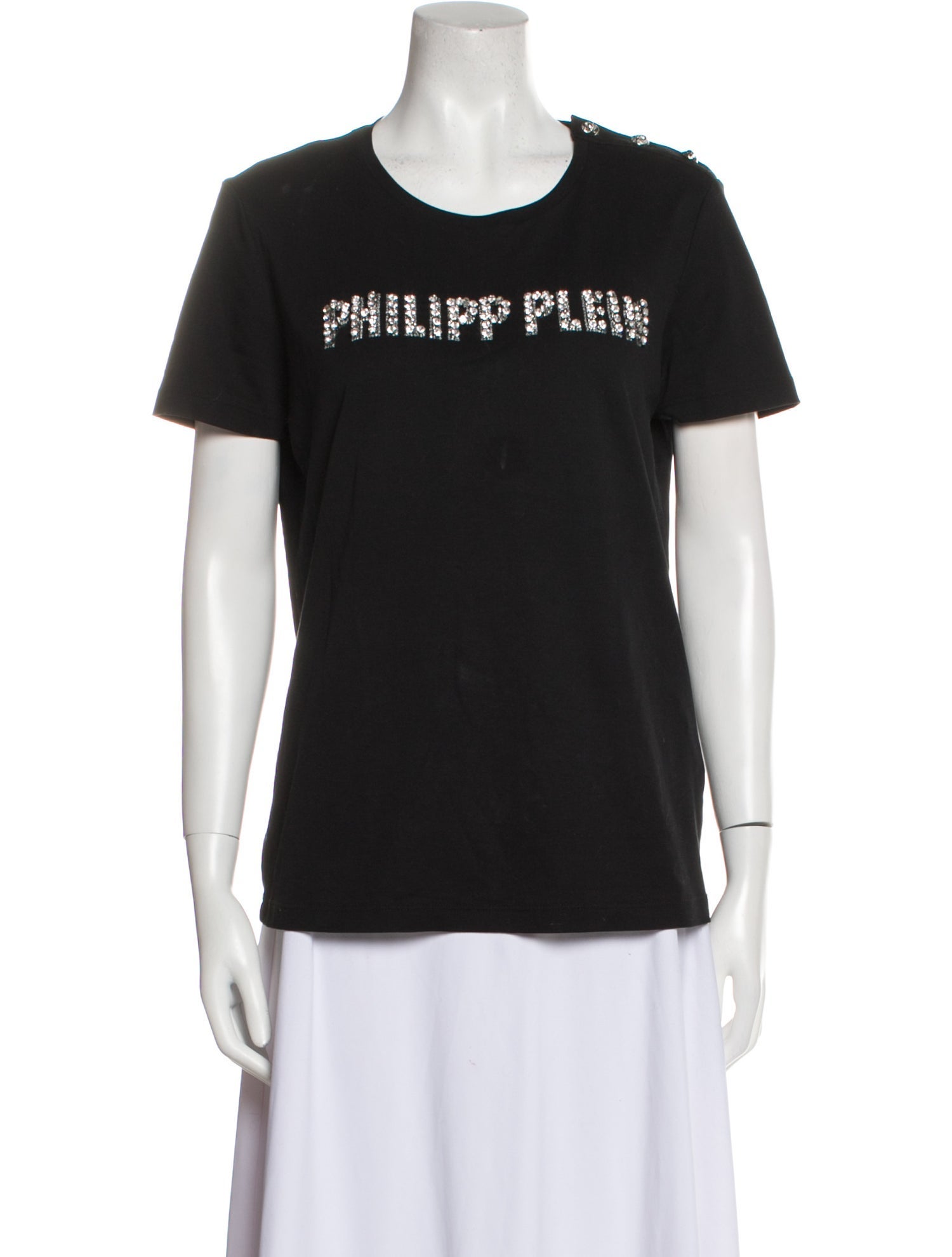 Philipp Plein Graphic Print Crew Neck T-Shirt