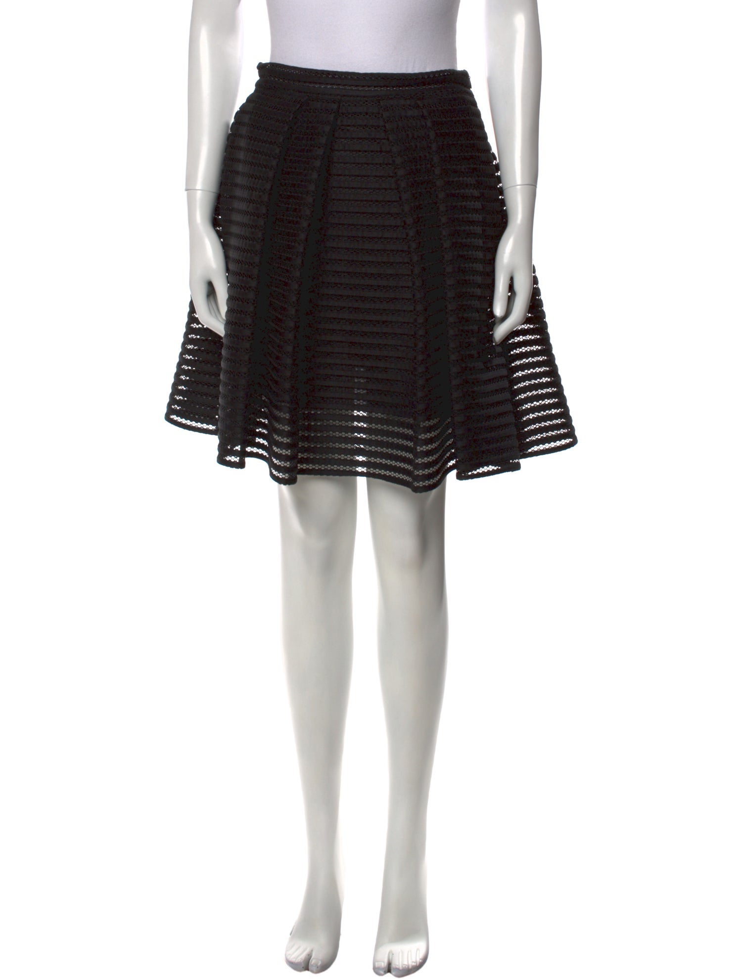 Philipp Plein Striped Knee-Length Skirt