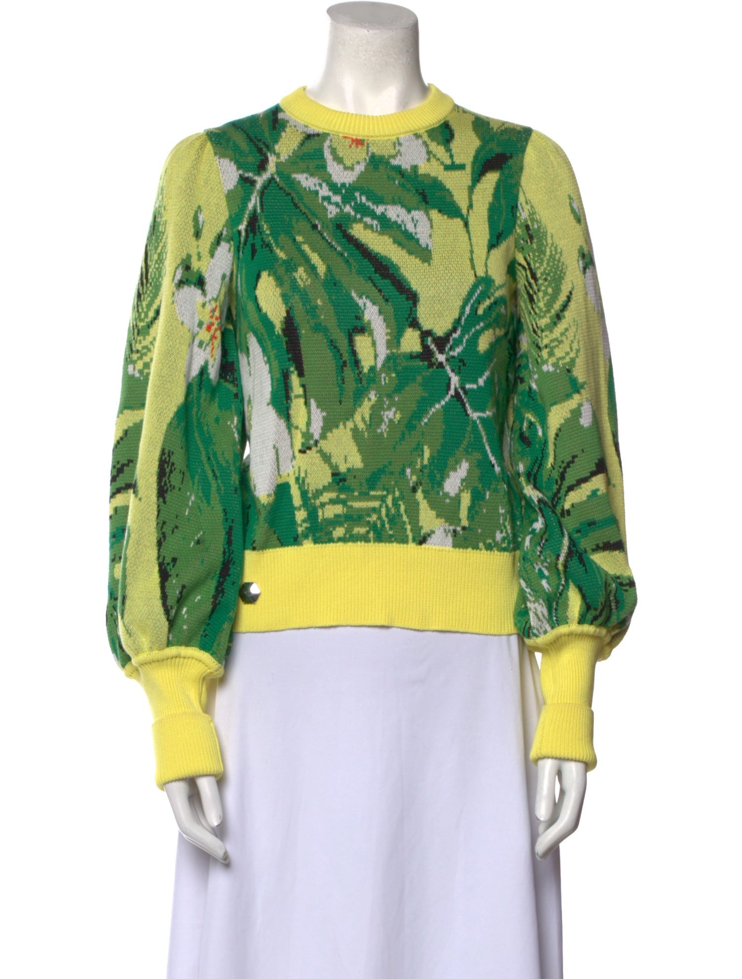 Philipp Plein Printed Crew Neck Sweater