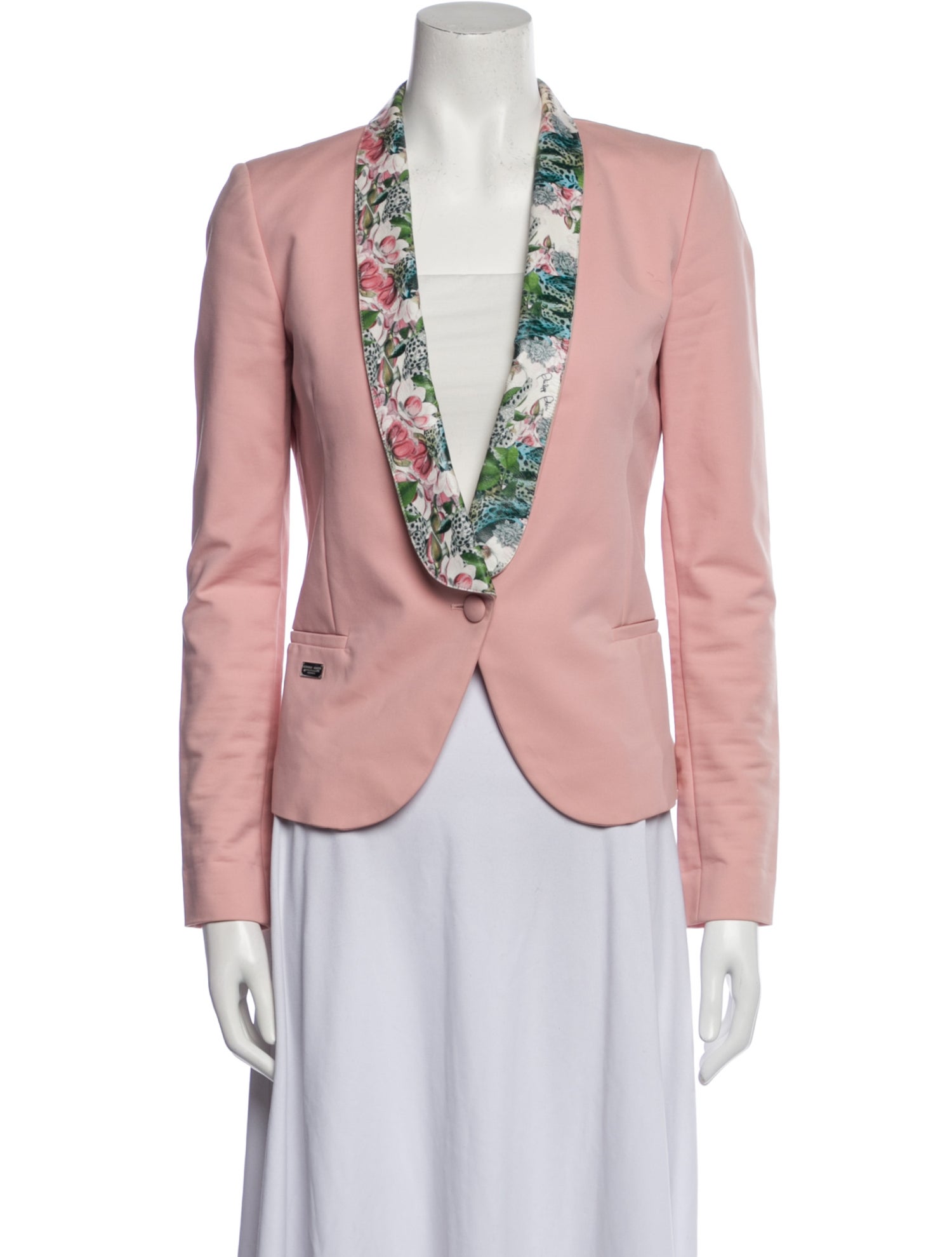 Philipp Plein Floral Print Evening Jacket