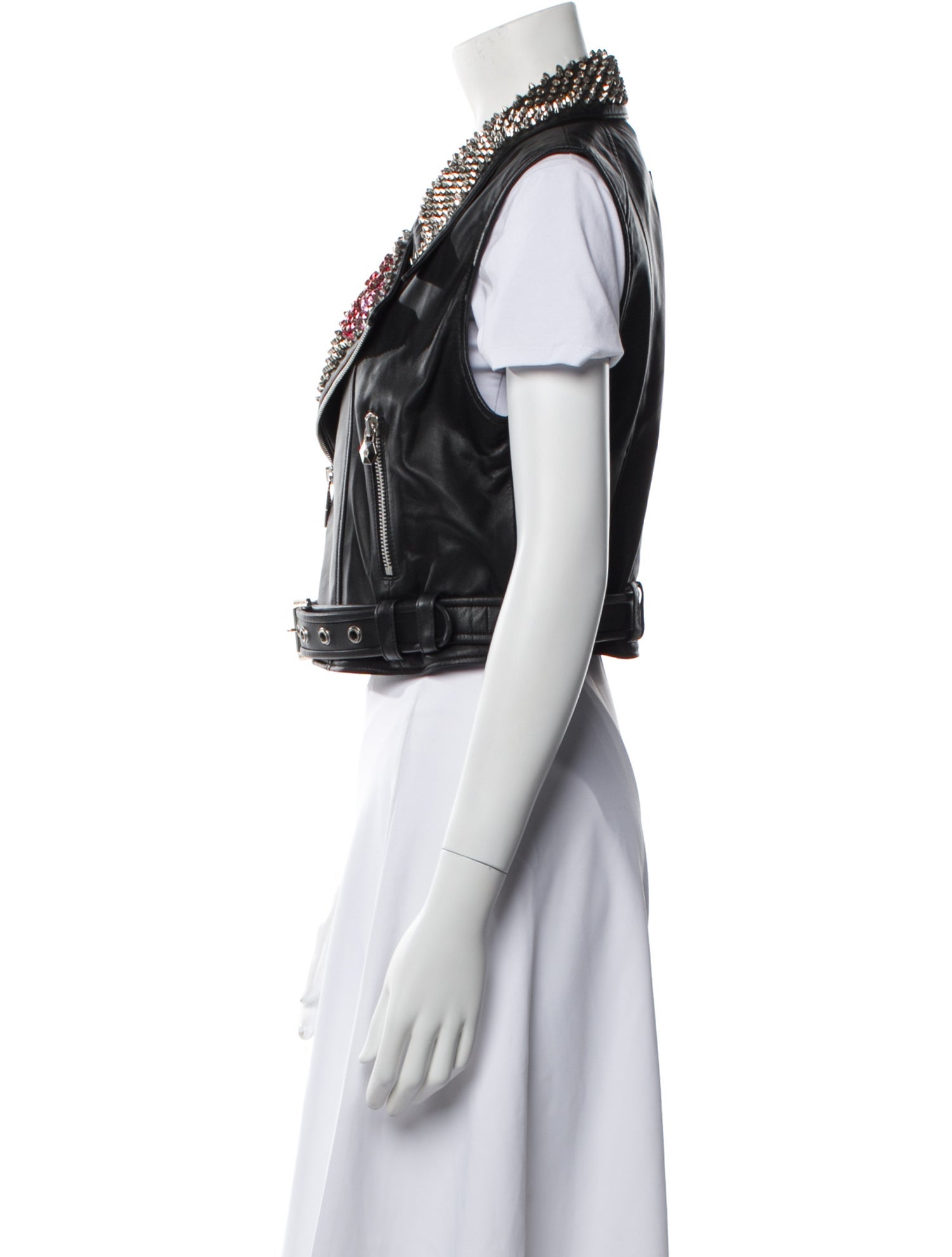 Philipp Plein Leather Vest