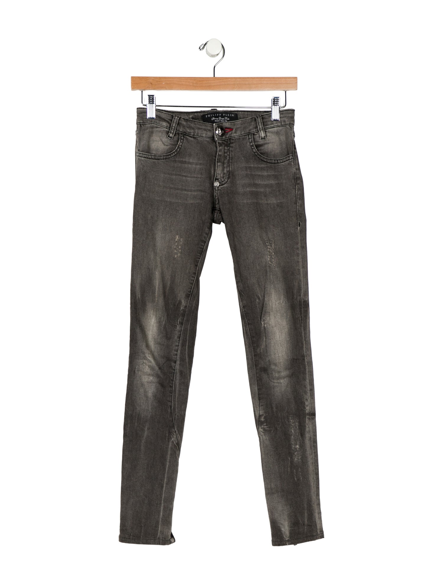 Philipp Plein Low-Rise Skinny Leg Jeans